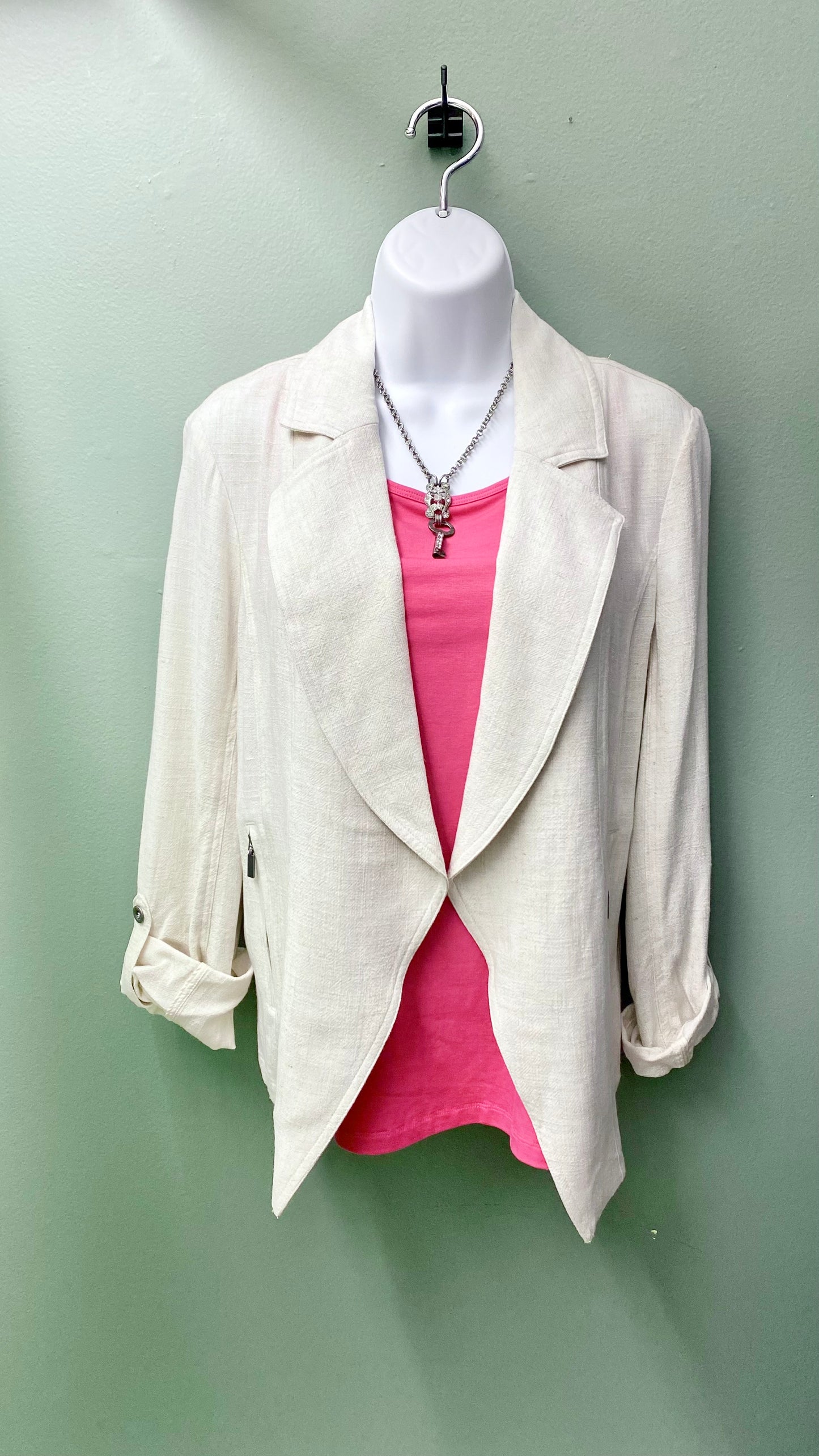 Multiples Open Front Blazer Jacket