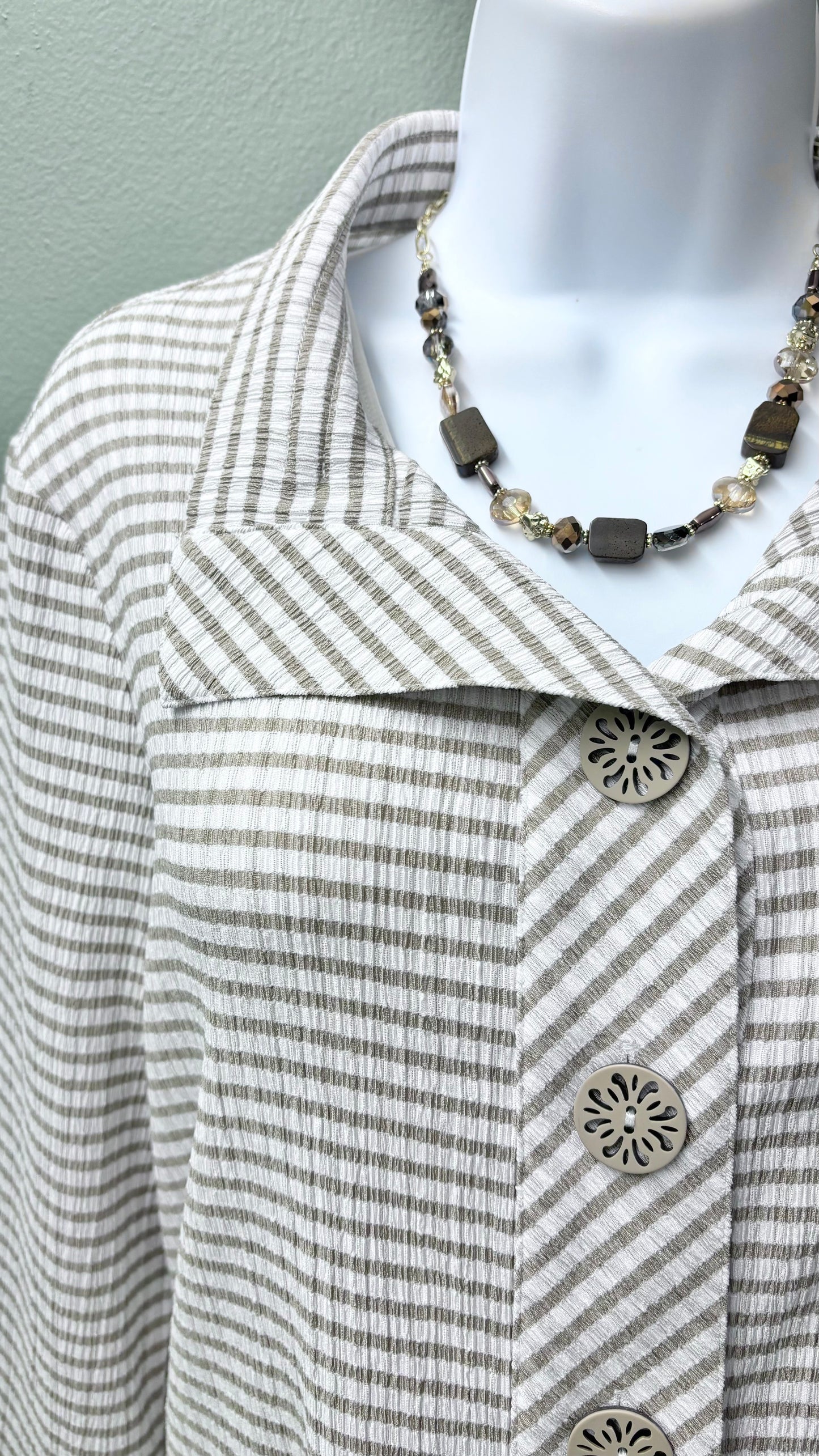 Multiples Checkered Top