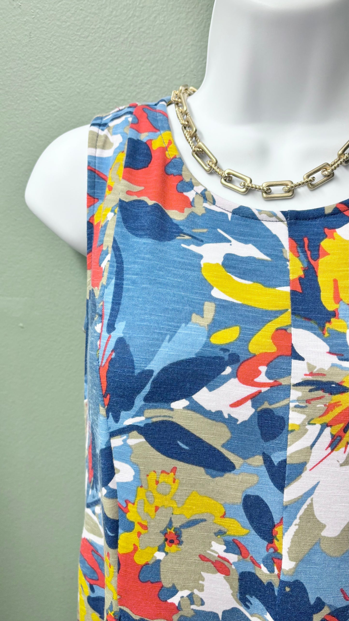 Multiples Scoop Neck Tank Dress