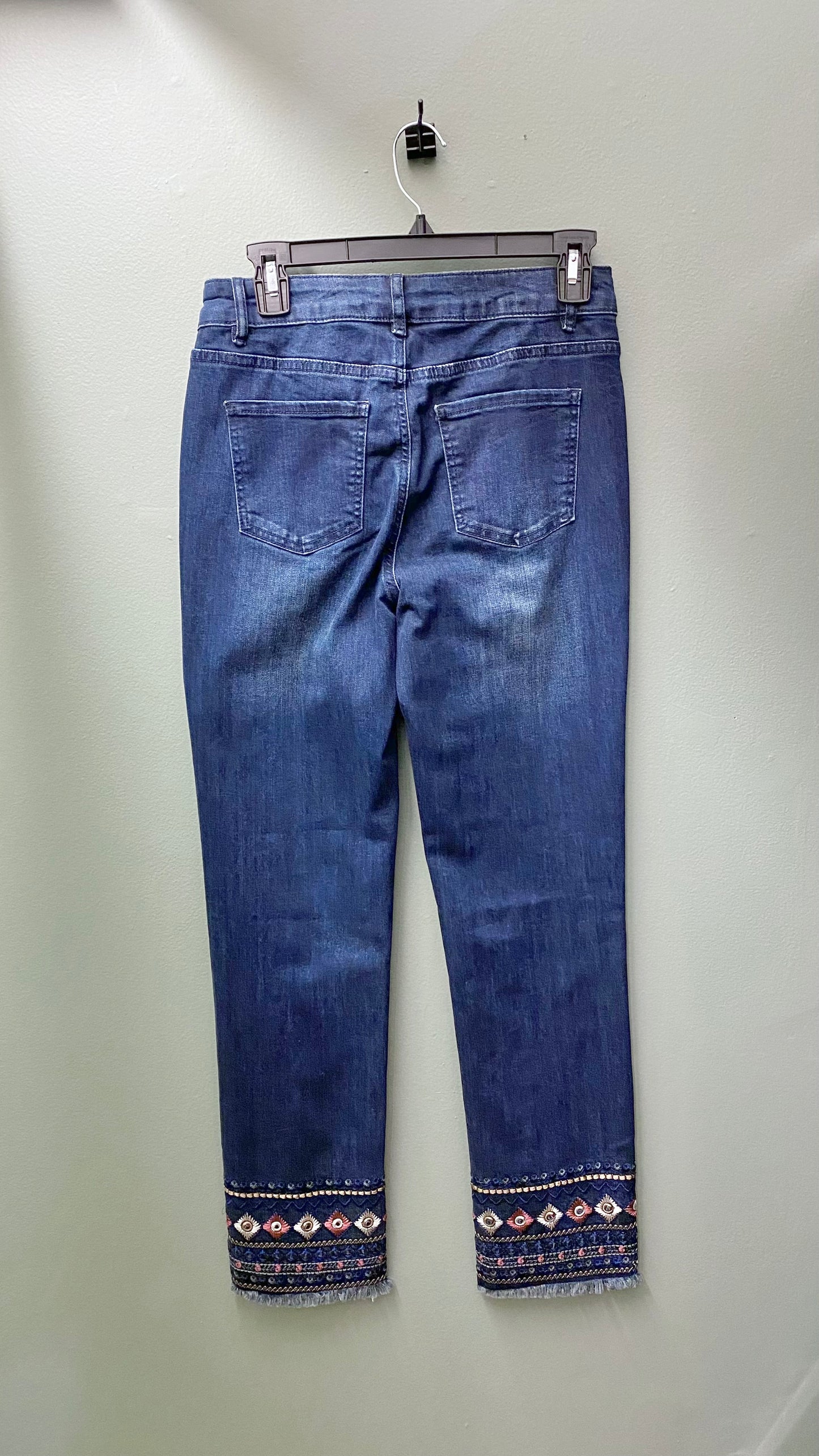 Charlie B Embroidered Jean Dark Wash
