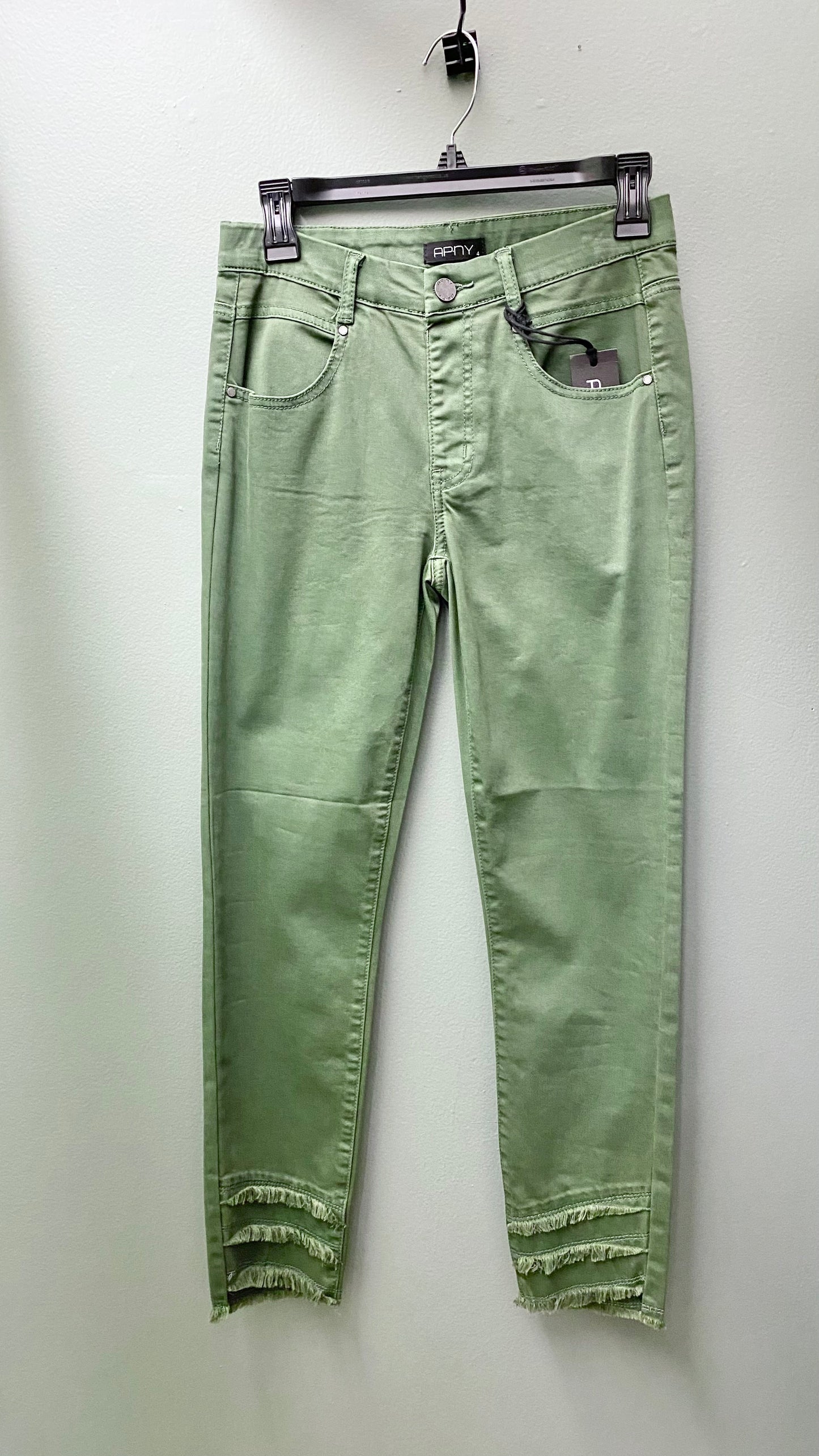 APNY Tiered Frayed Hem Jean