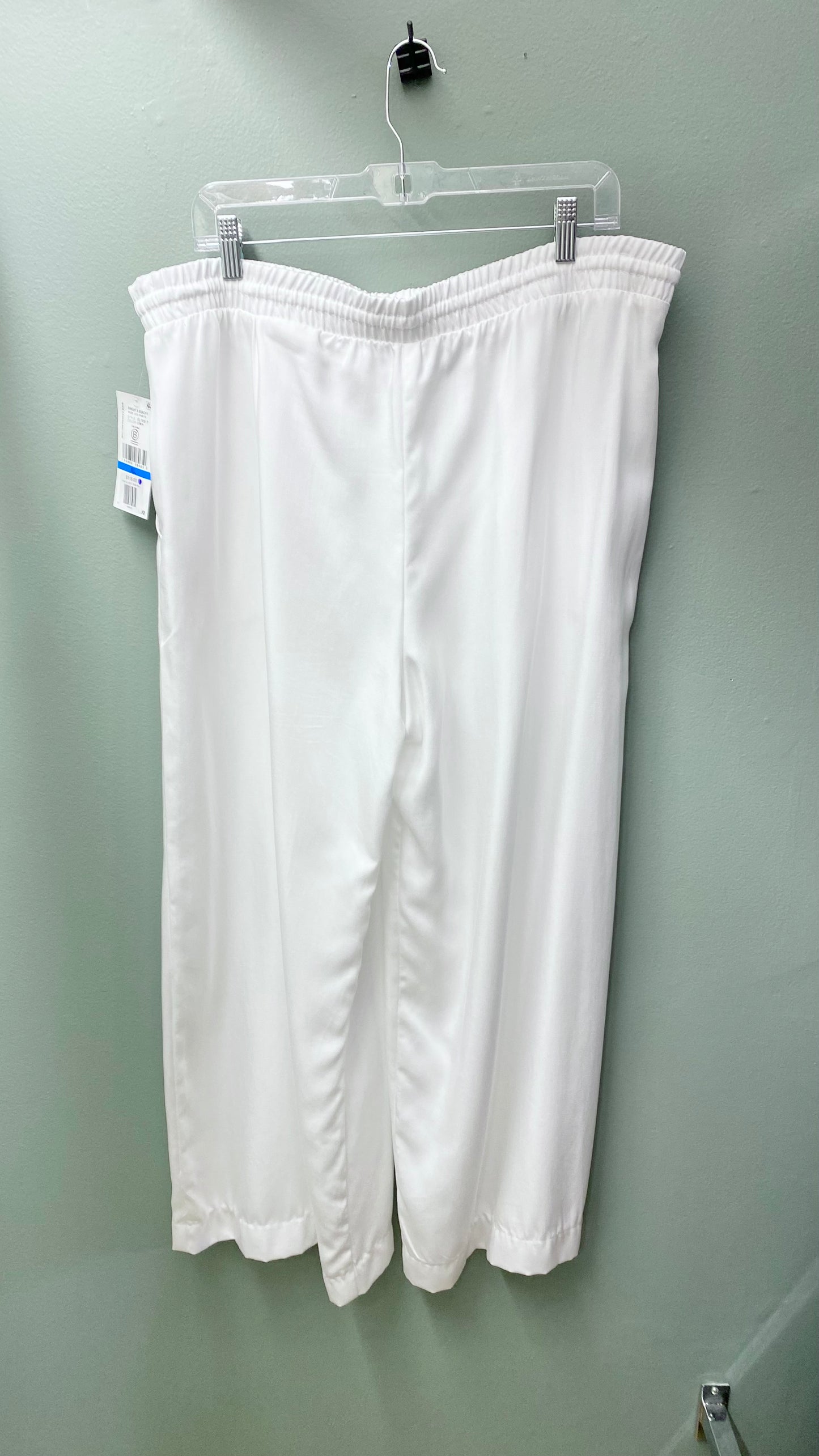 Clearance - XL - Karen Kane White Wide Leg