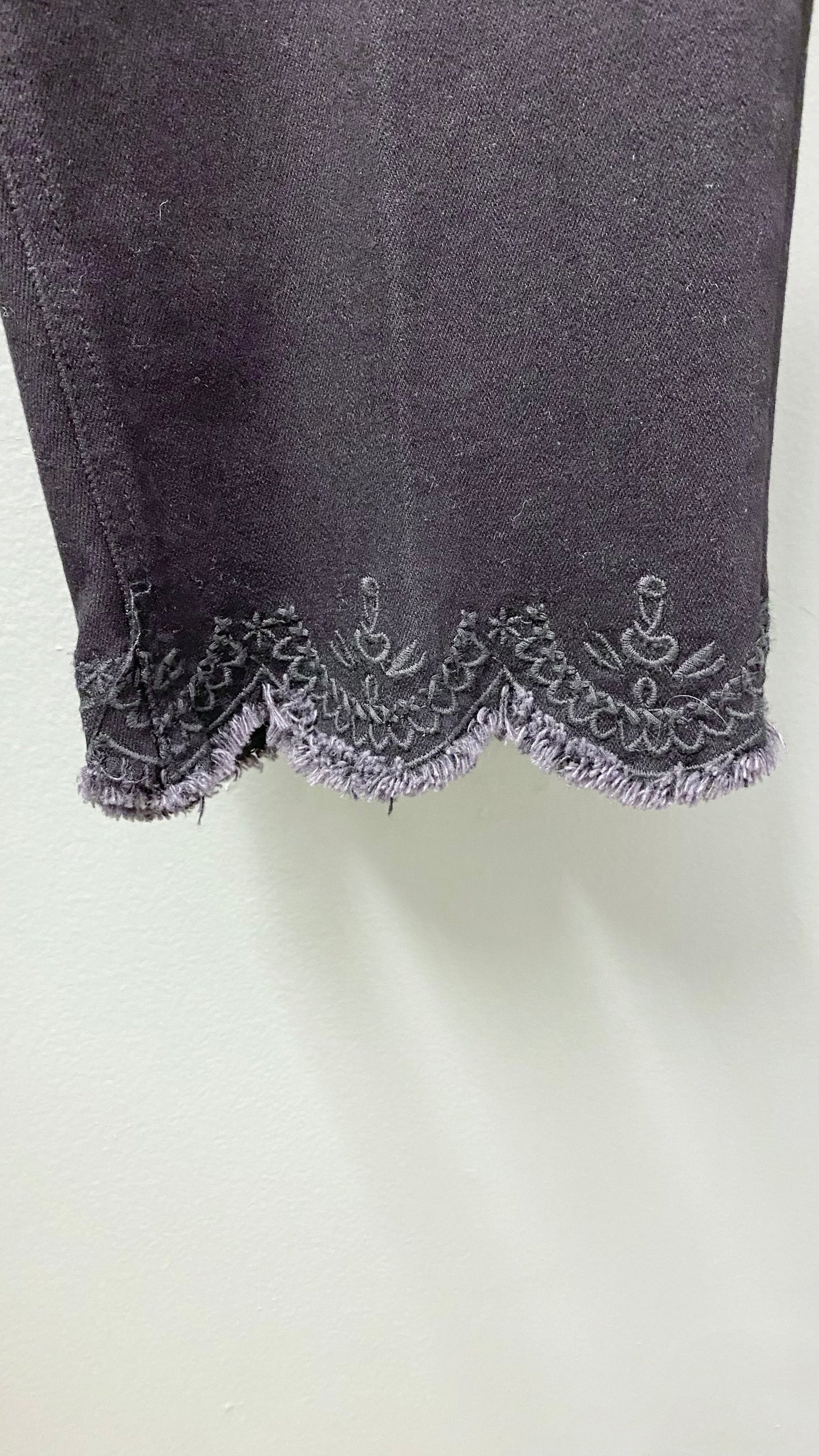 Slim-Sation Fringe Hem Pants