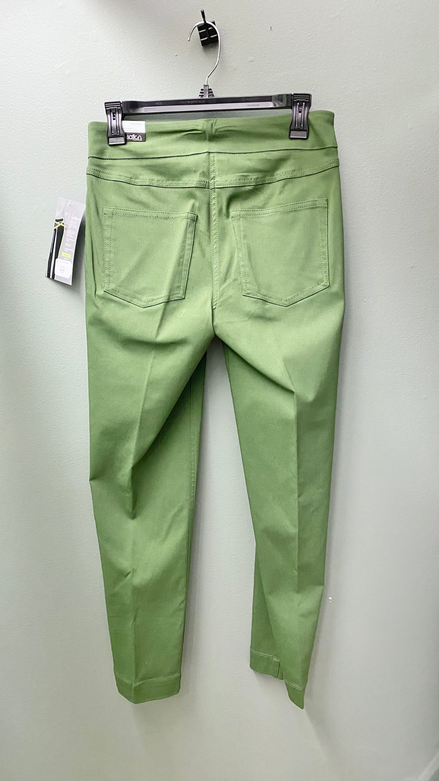 Multiples Slim-Sation Pull On Ankle Jean (Tan, Green, Salmon)