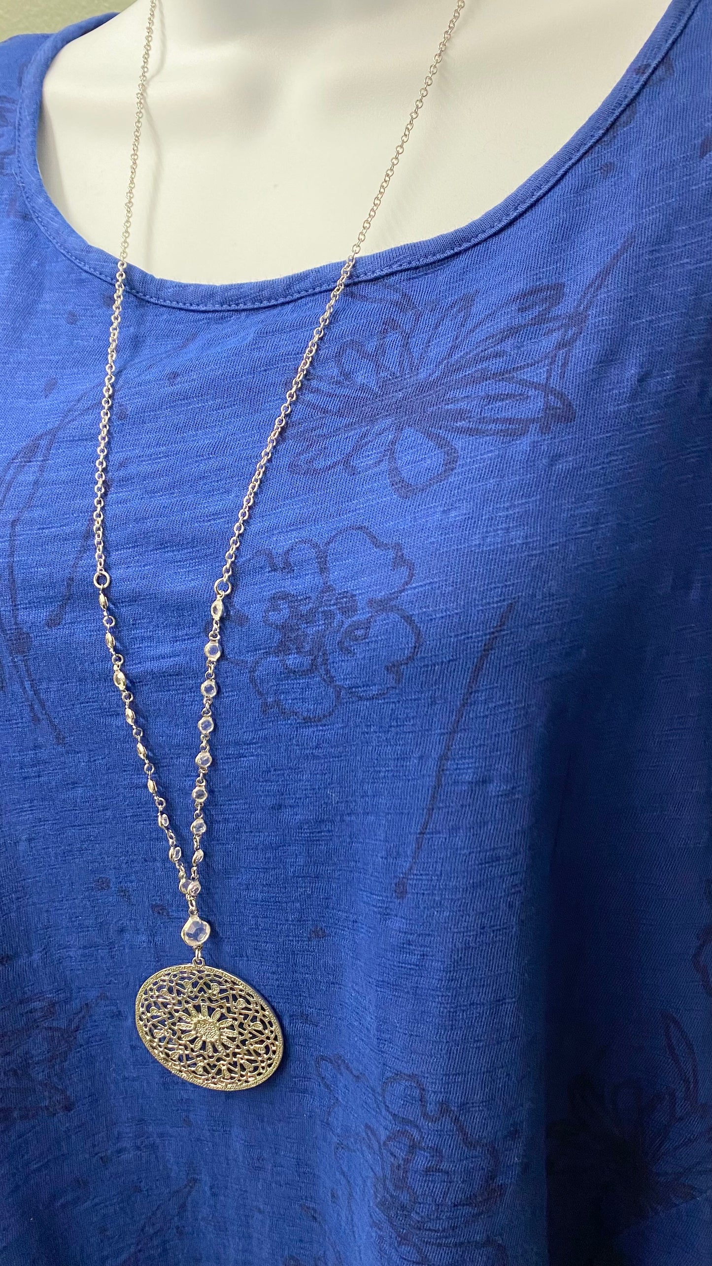 Cotton Lani Blue Tunic Dress