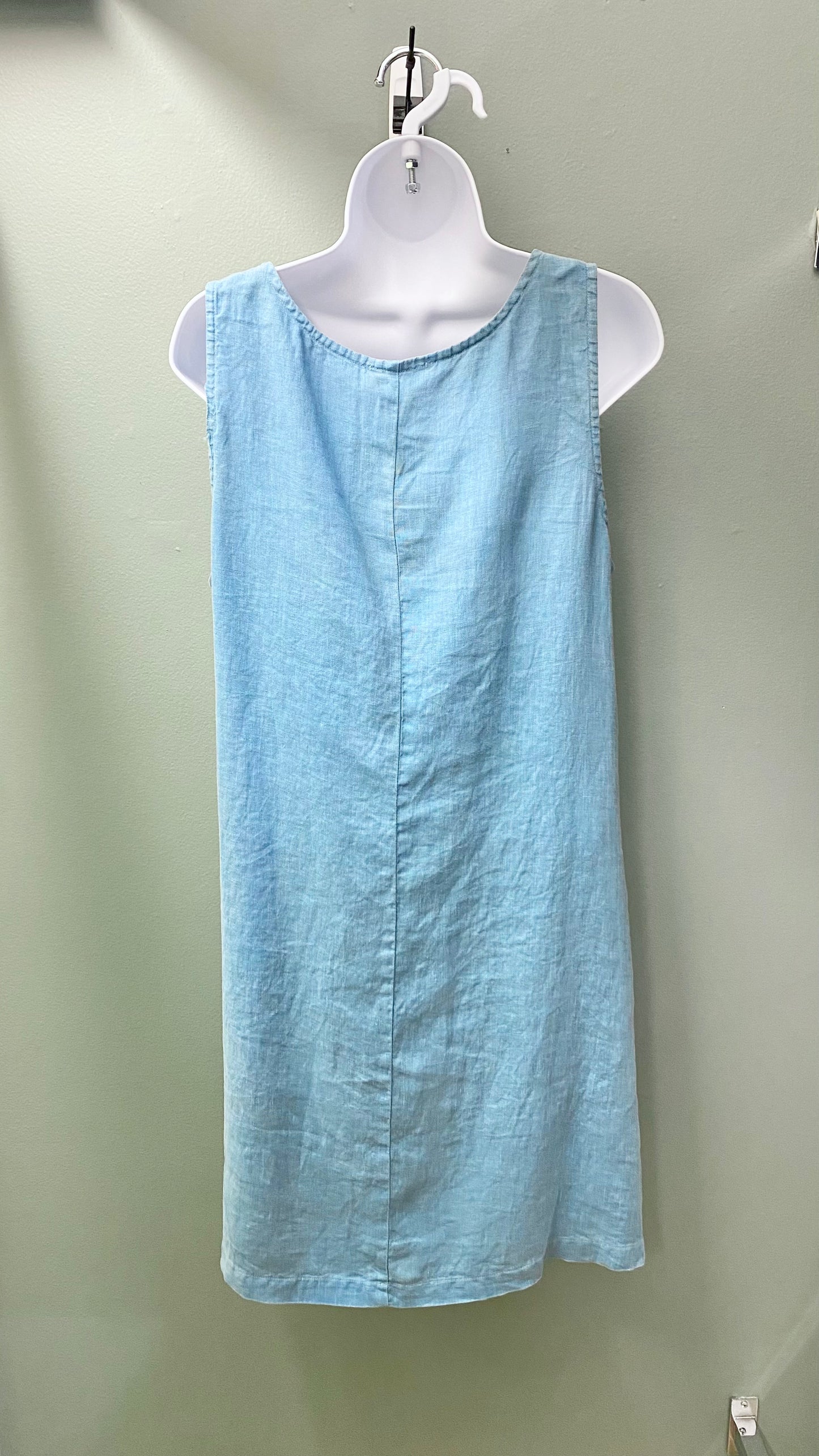 Cotton Lani Azure Sleeveless dress