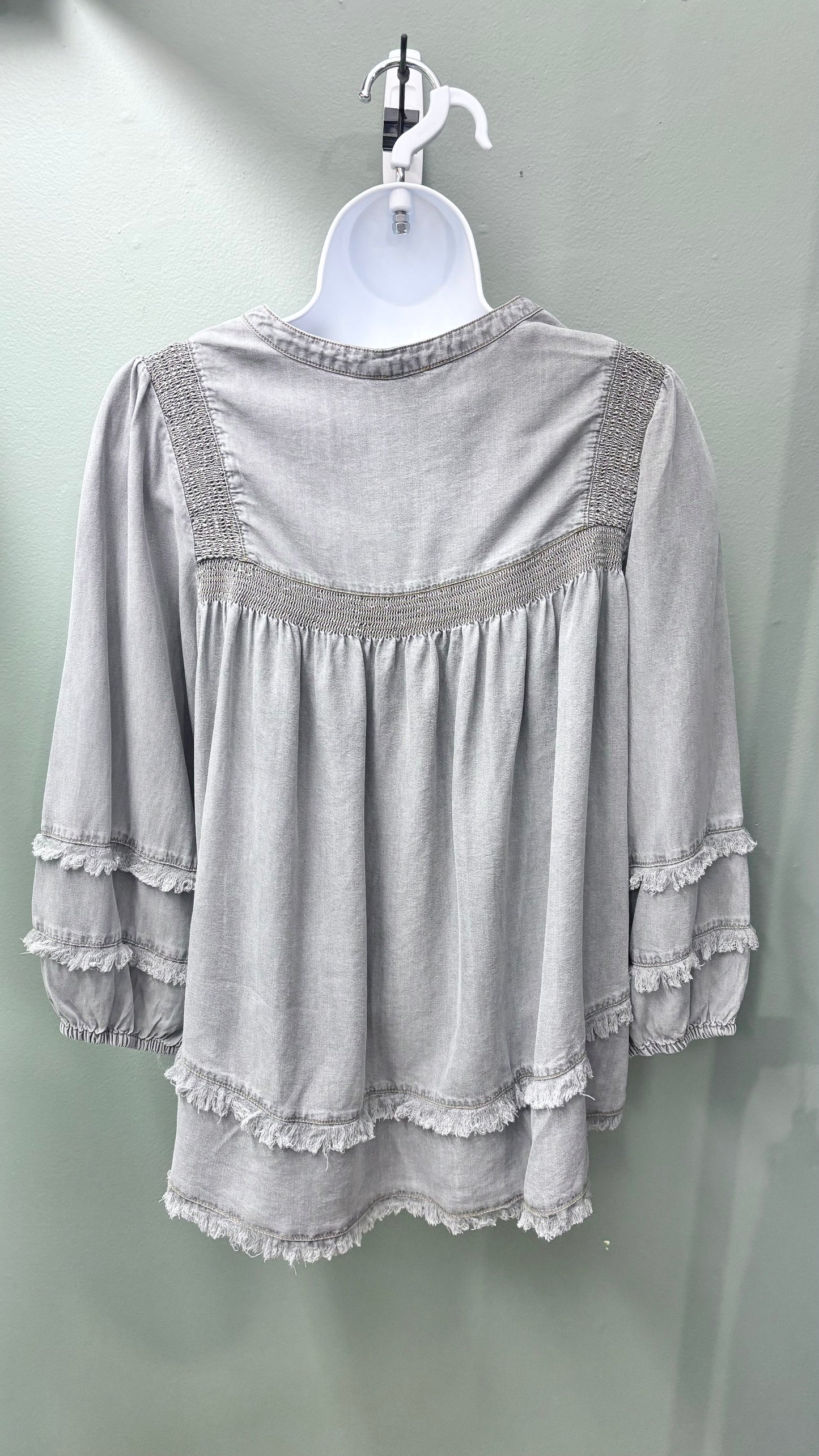 Multiples Embroidered Details Top