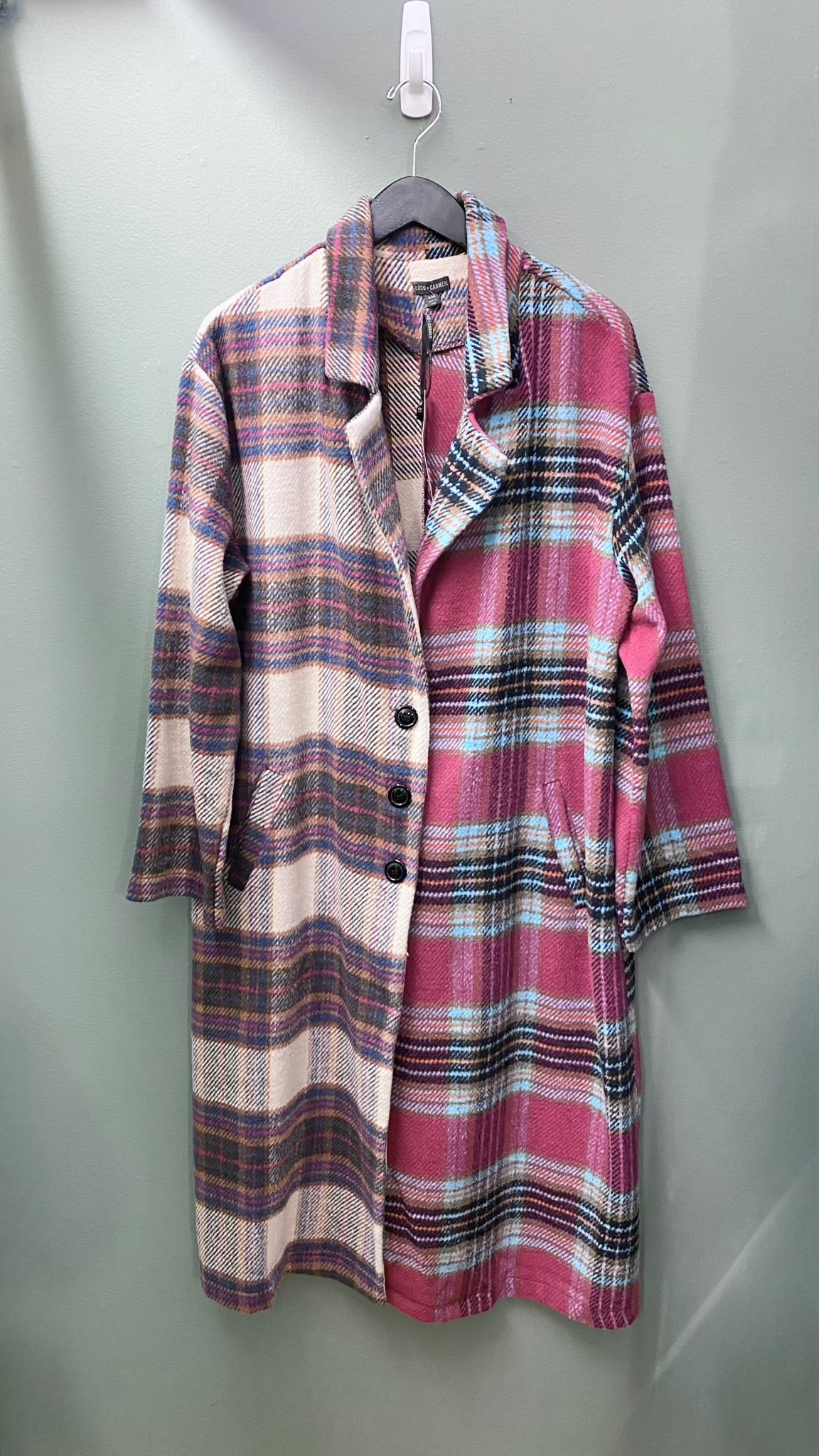 Clearance - Coco + Carmen Plaid Long