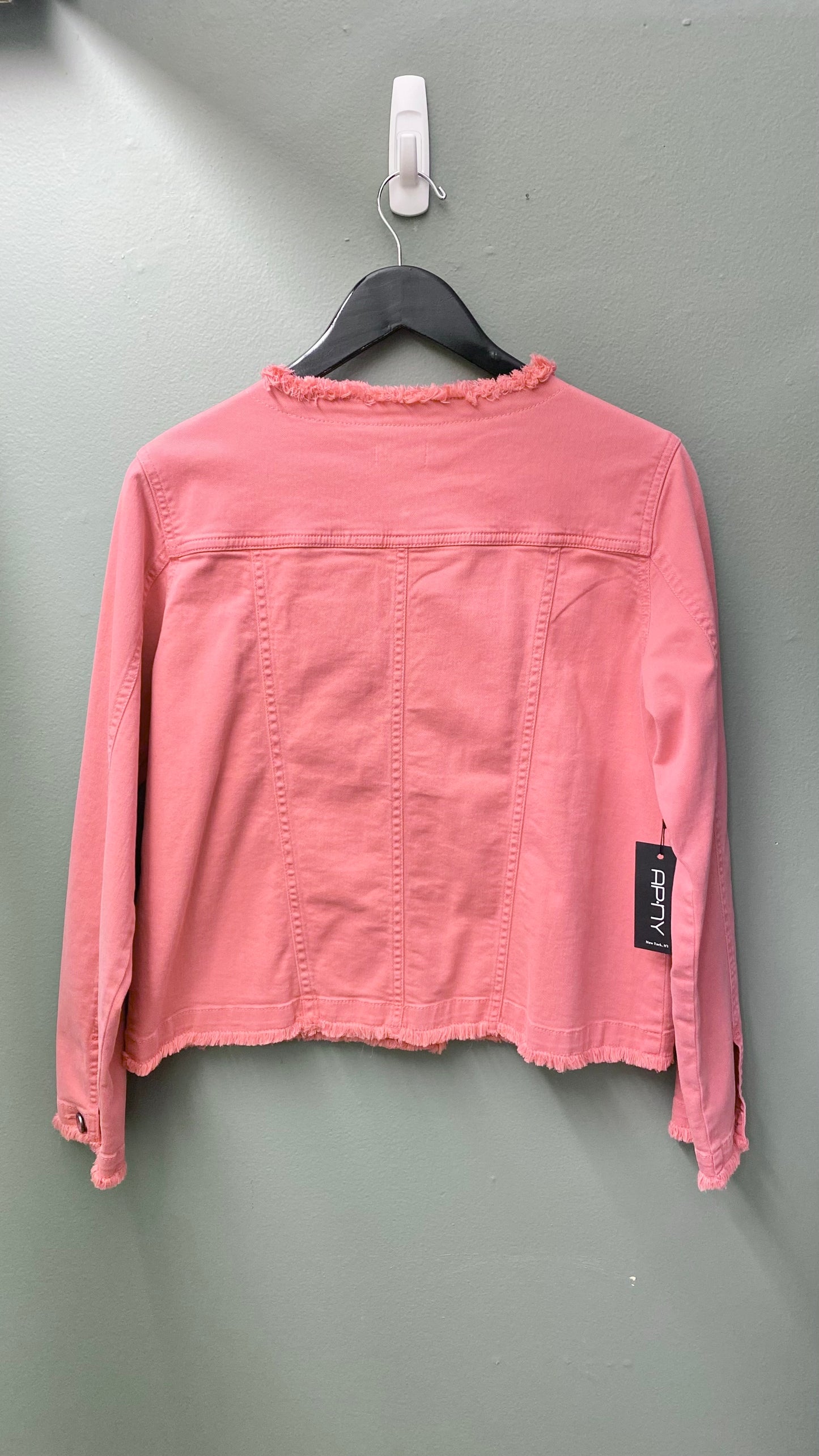 APNY Collarless Denim Jacket - 3 Colors