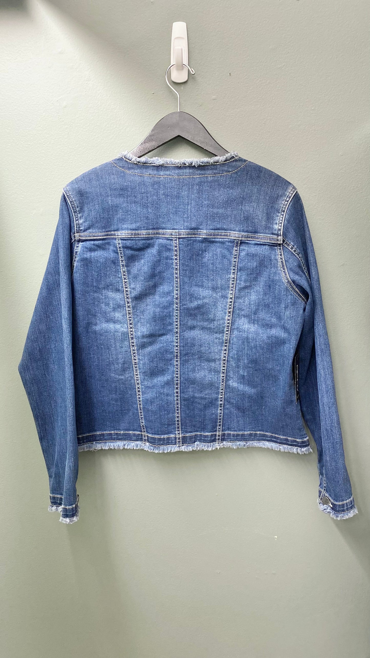 APNY Collarless Denim Jacket - 3 Colors