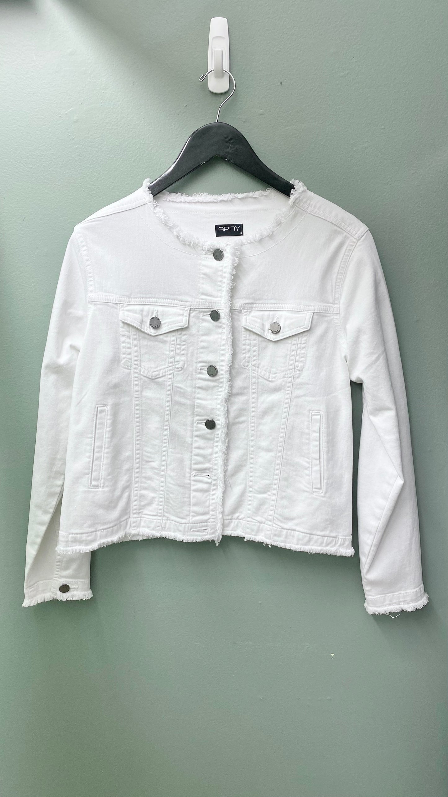 APNY Collarless Denim Jacket - 3 Colors