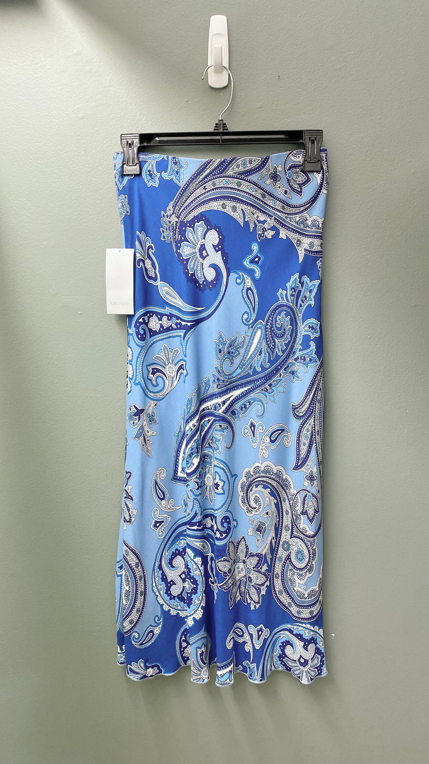 Karen Kane Bias Midi Skirt - Blue