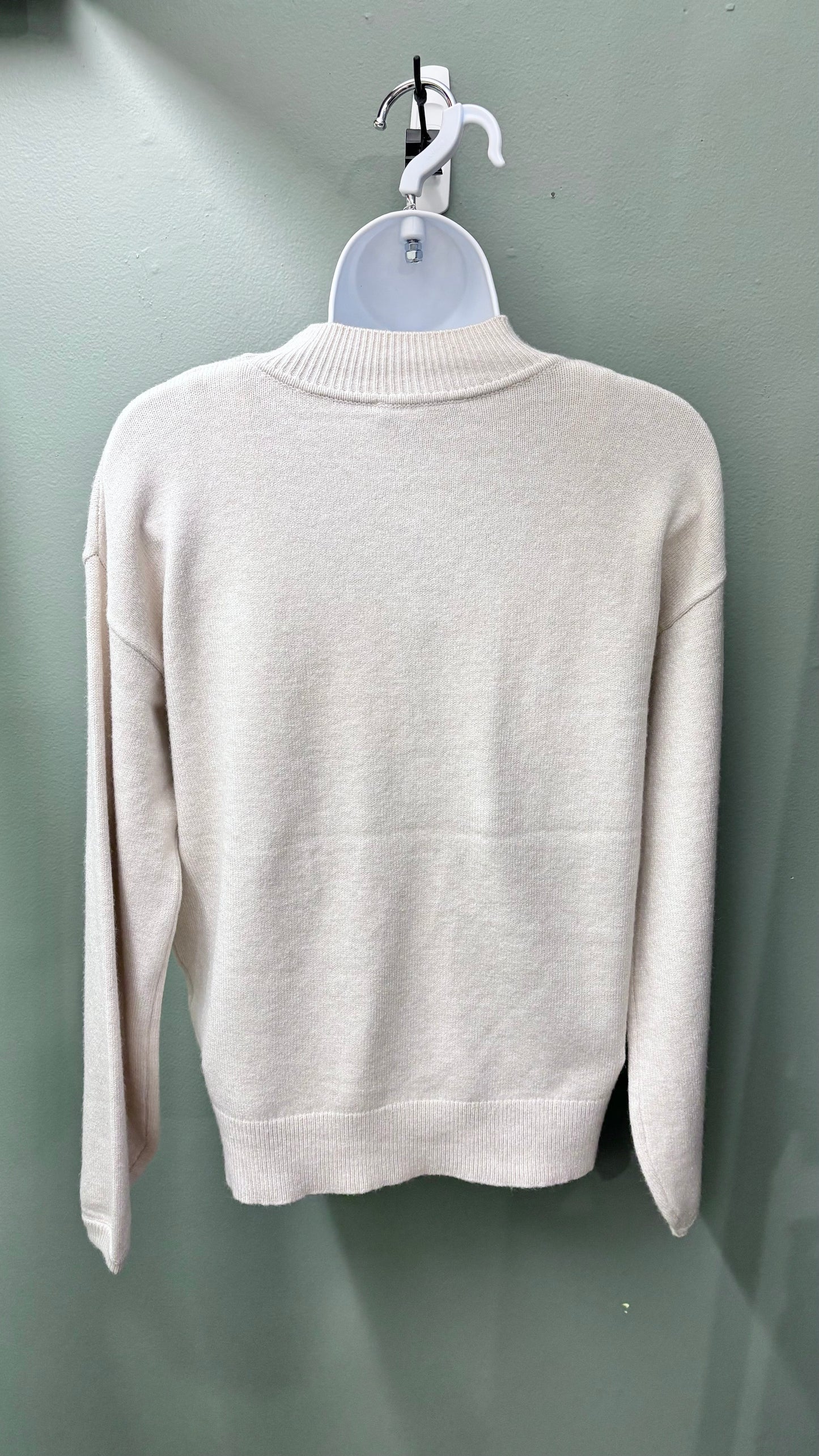 Charlie B Mock Neck Printer Sweater