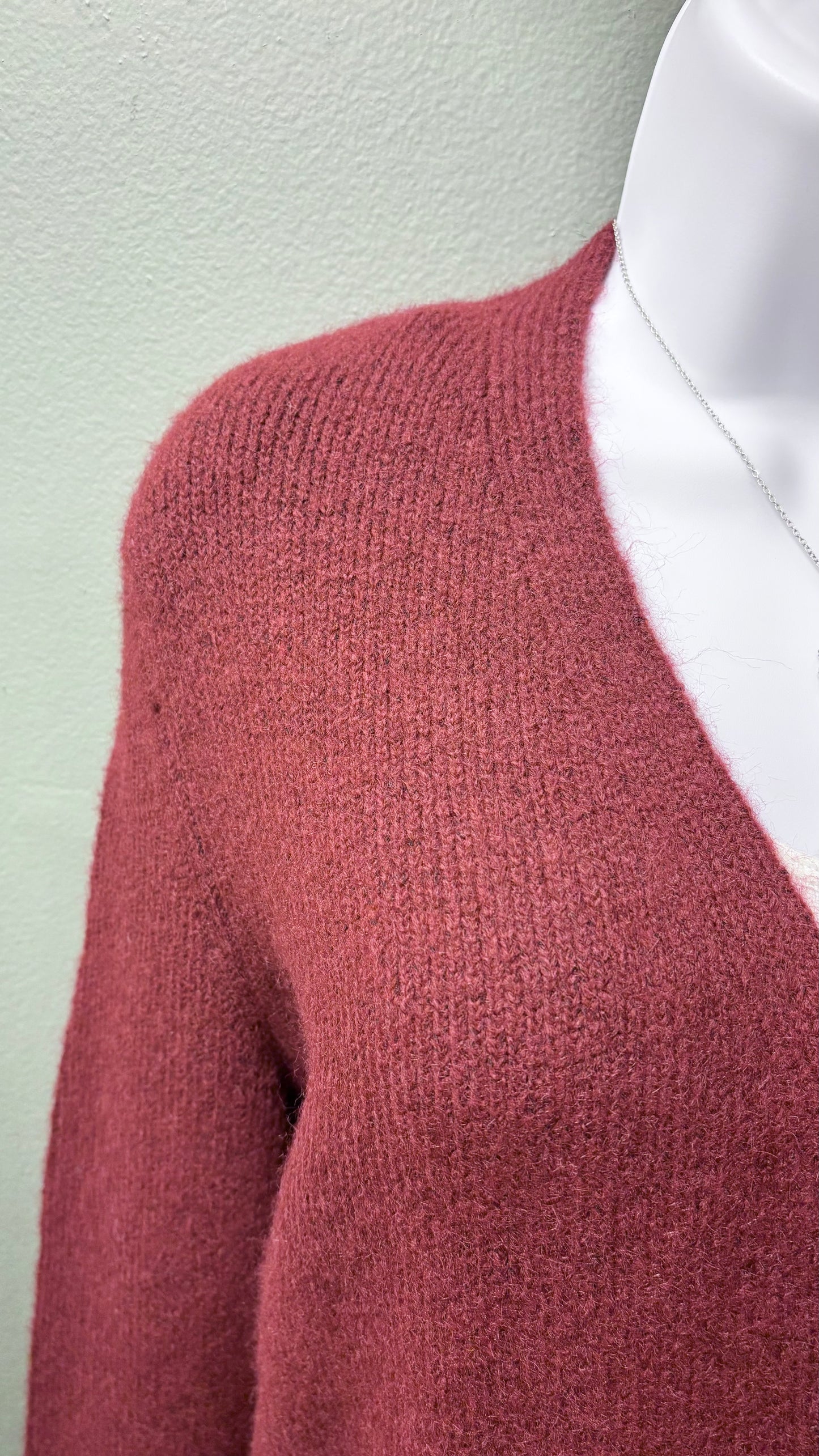 Karen Kane Wine Crossover Top