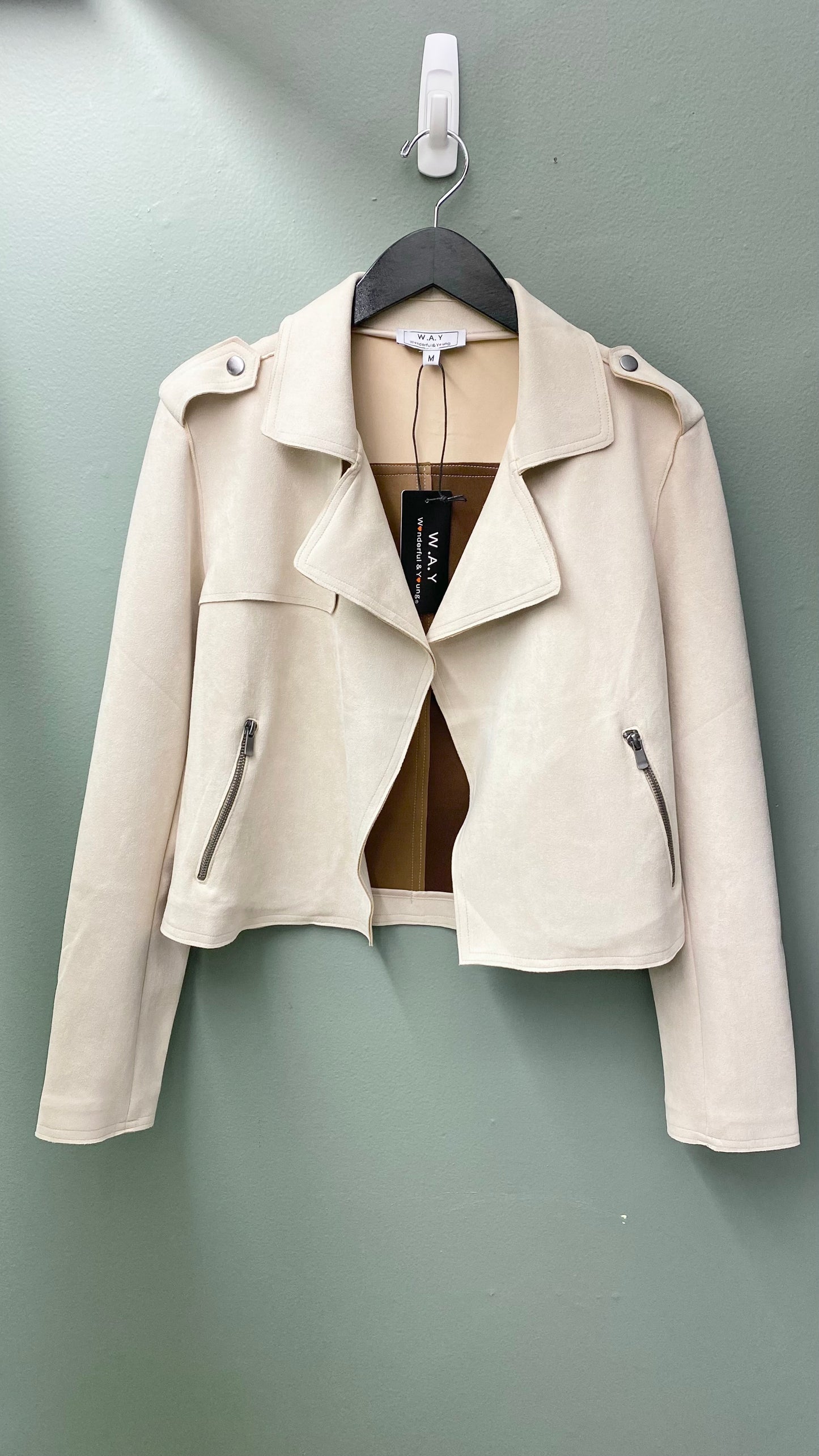 WAY Tan Suede Jacket