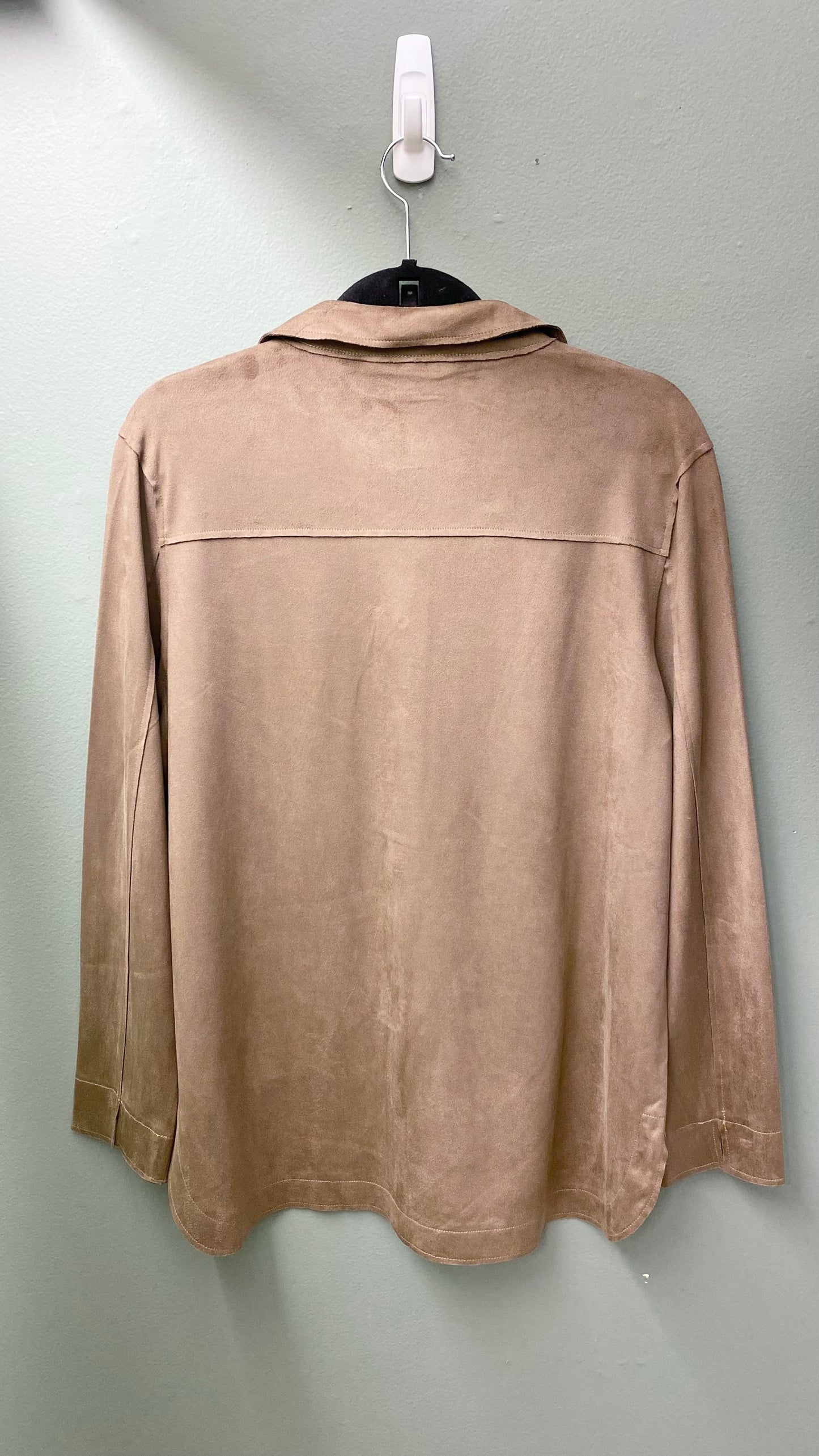 Charlie B Suede Shirt Jacket