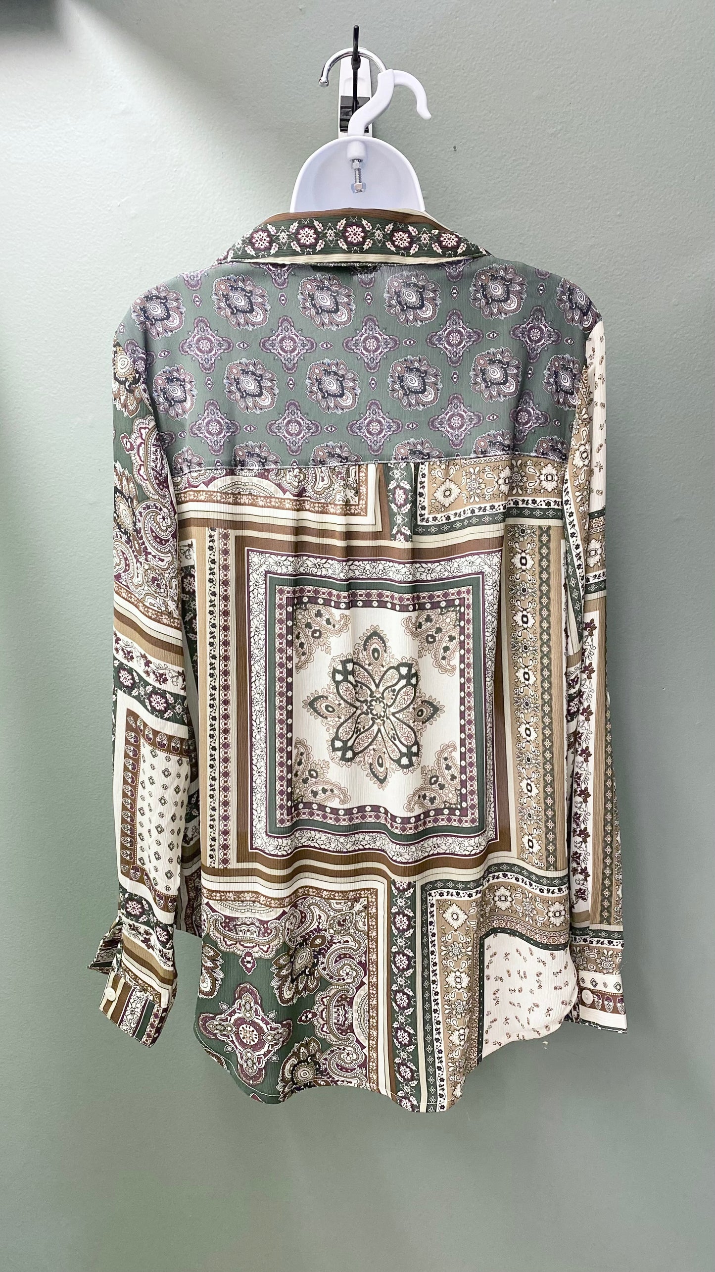 Charlie B Printed Crepe Top