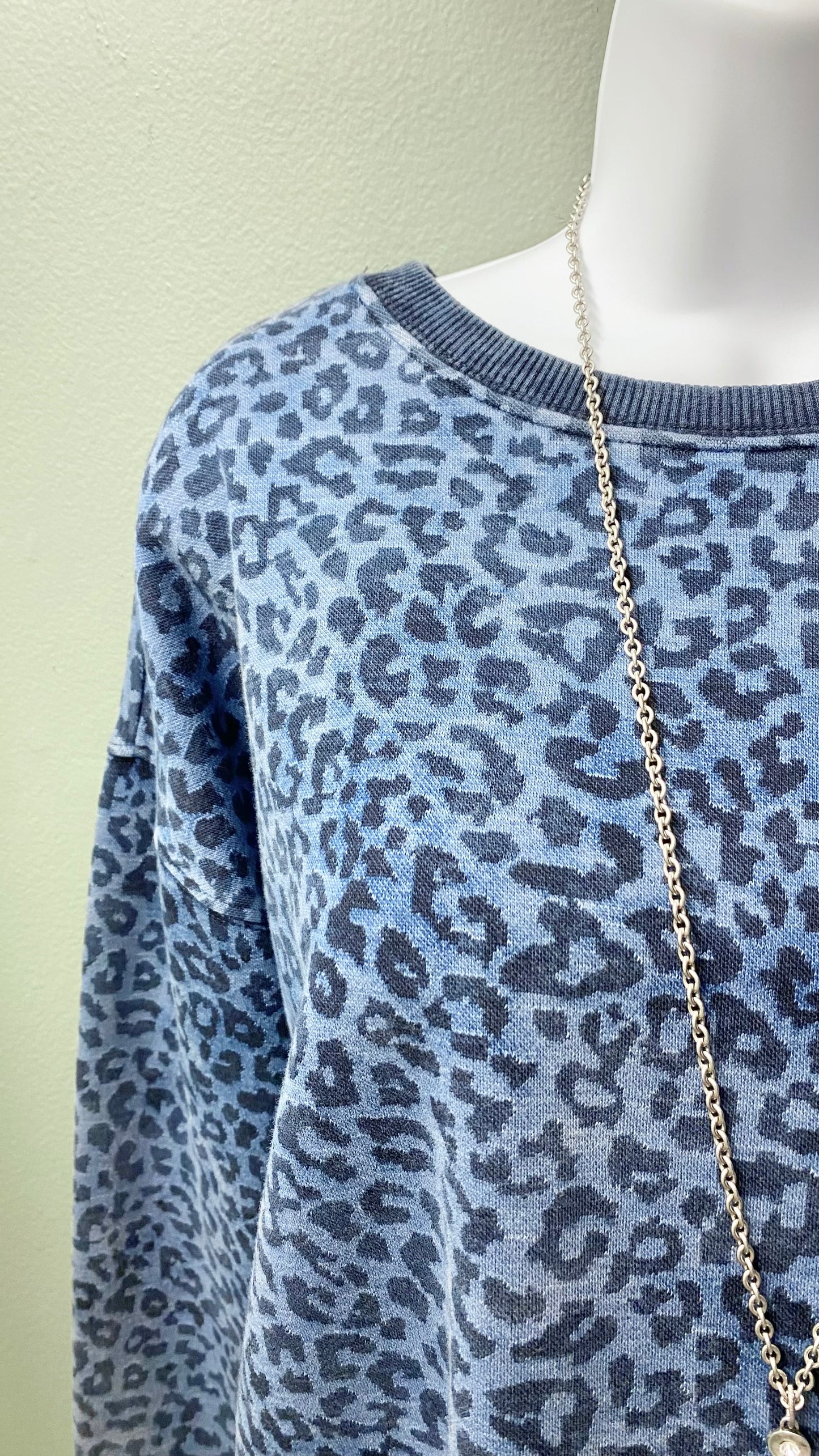 Jag Leopard Crewneck Top