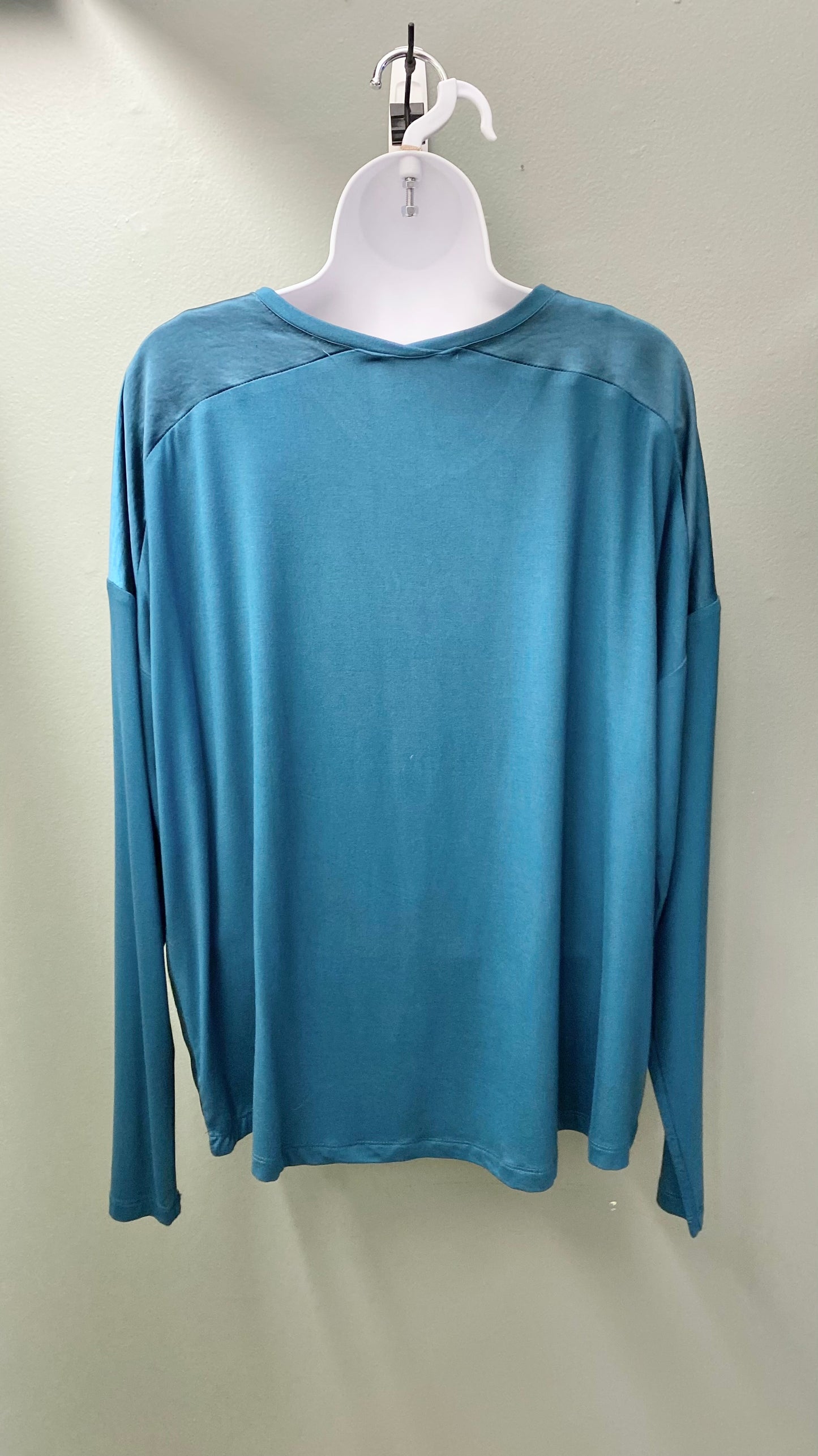 Clearance - Charlie B Satin and Jersey Combo Emerald