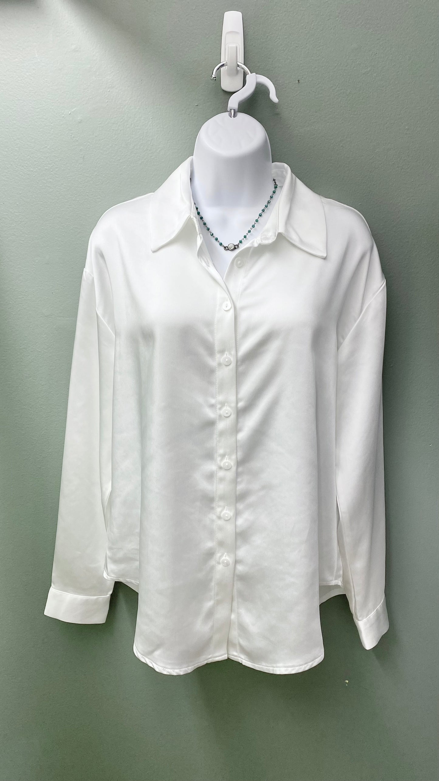 Charlie B Satin Top (Black or White)