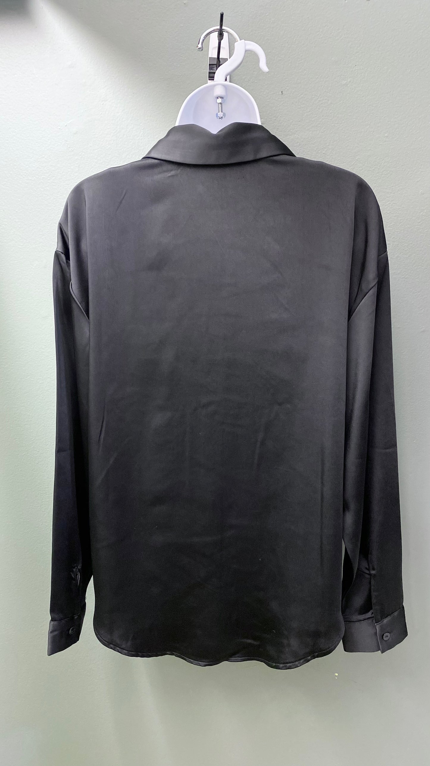 Charlie B Satin Top (Black or White)
