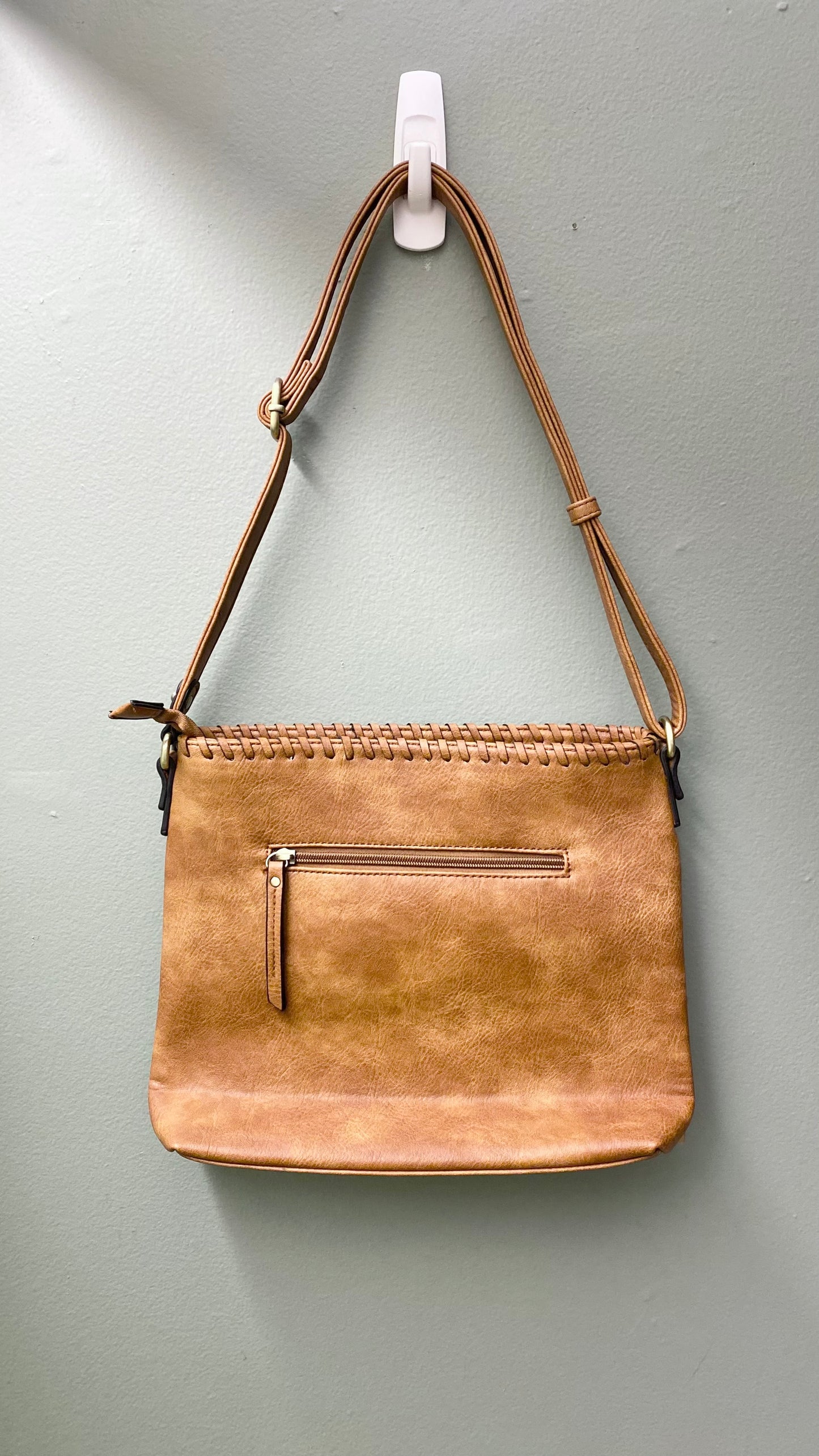 MC Cutout Faux Leather Crossbody Bag (3 colors)
