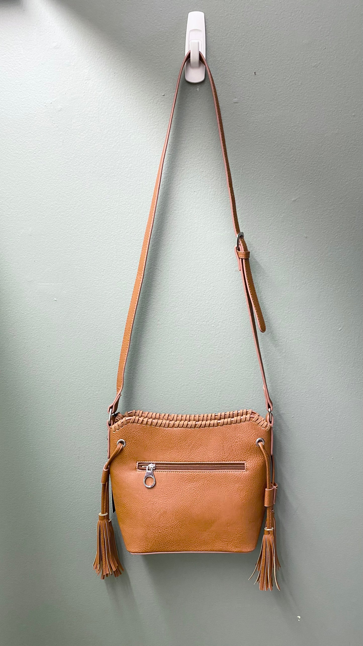 MC Bohemian Tooled Crossbody Purse
