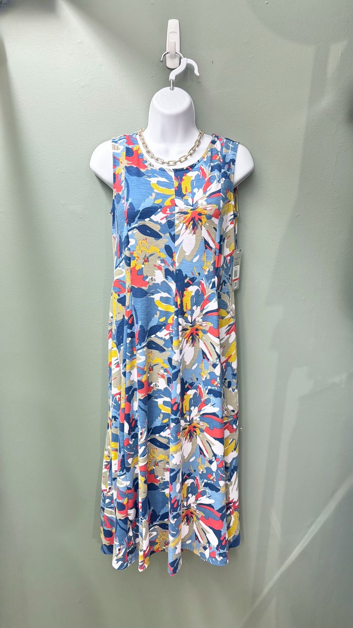Multiples Scoop Neck Tank Dress