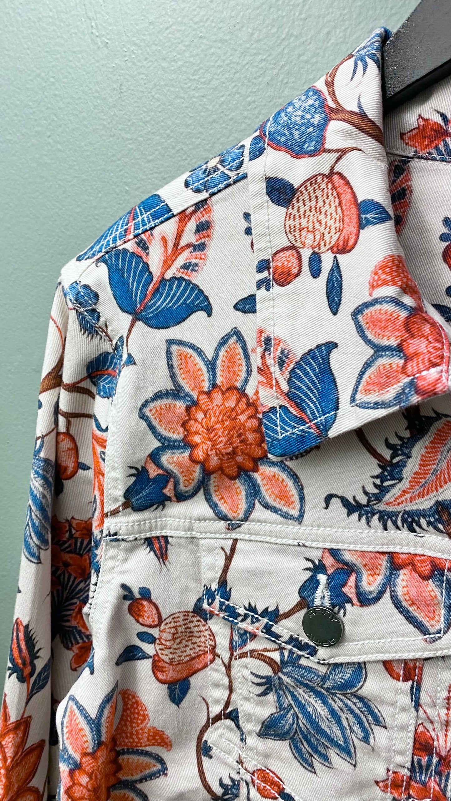 APNY Printed Jean Jacket