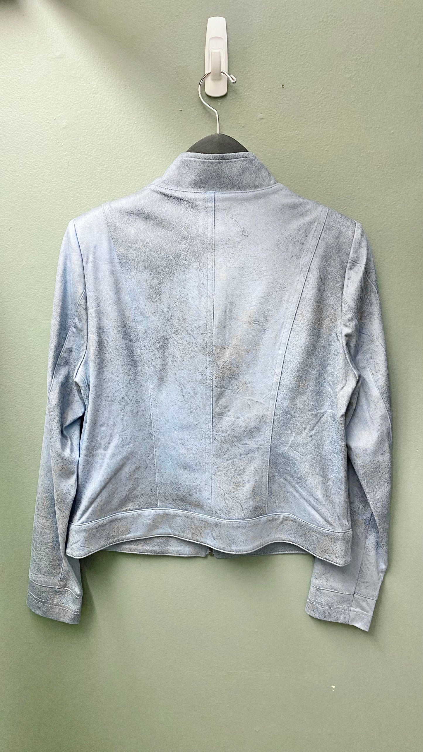 Charlie B Faux Leather Jacket with Zipper