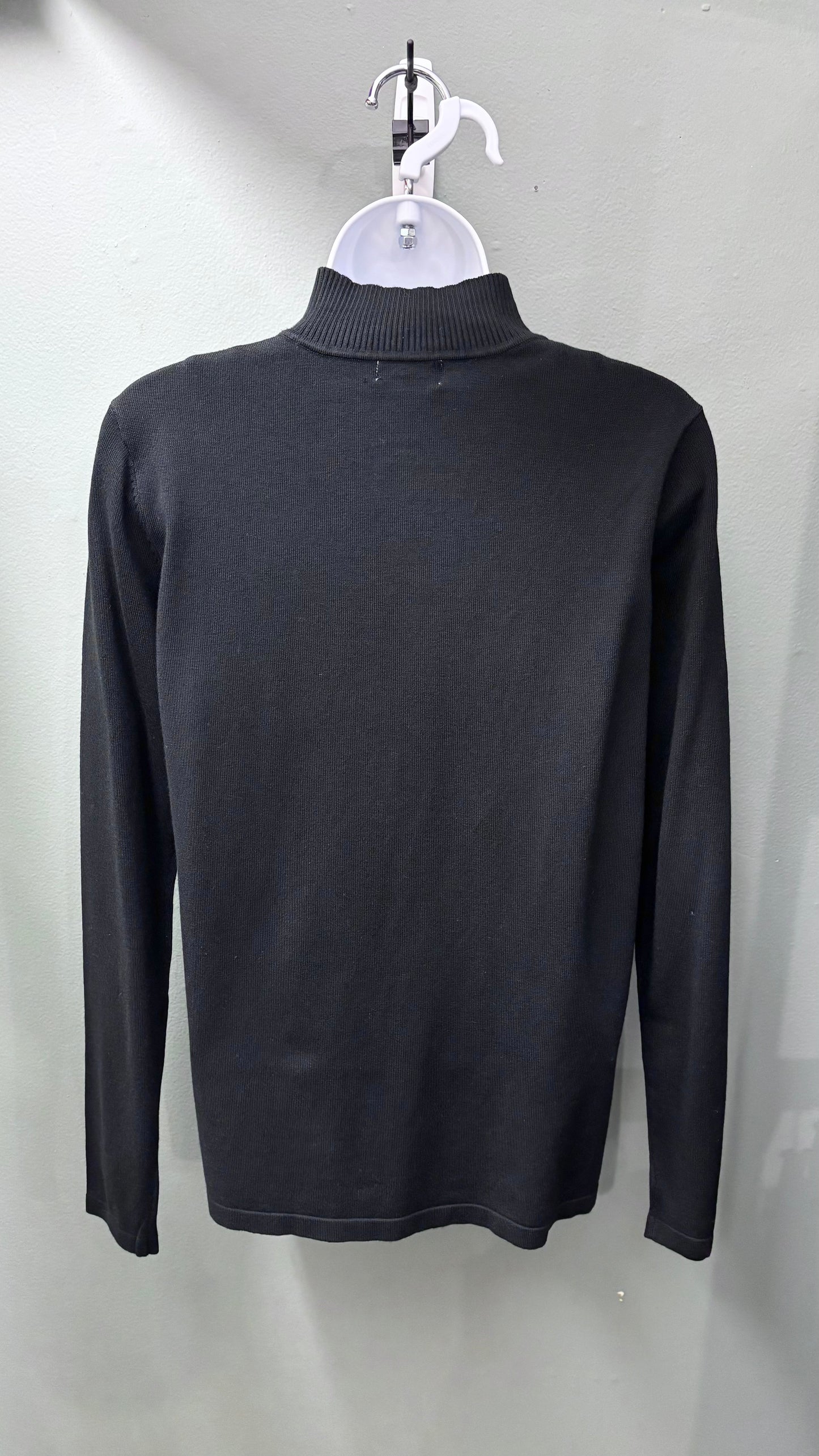 * Multiples Black Mock Neck Sweater Top