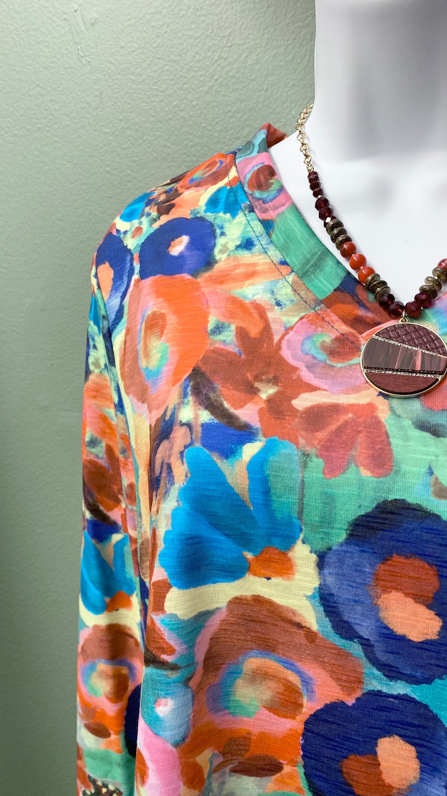 Jess & Jane Bright Floral Top