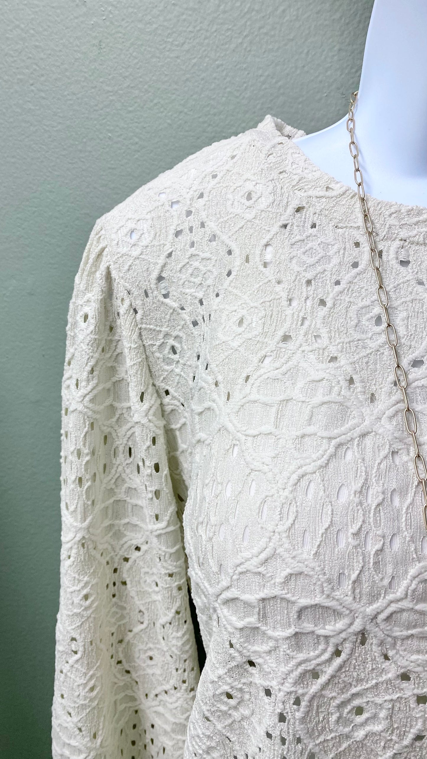 Soya Concept Cream Lacy Top