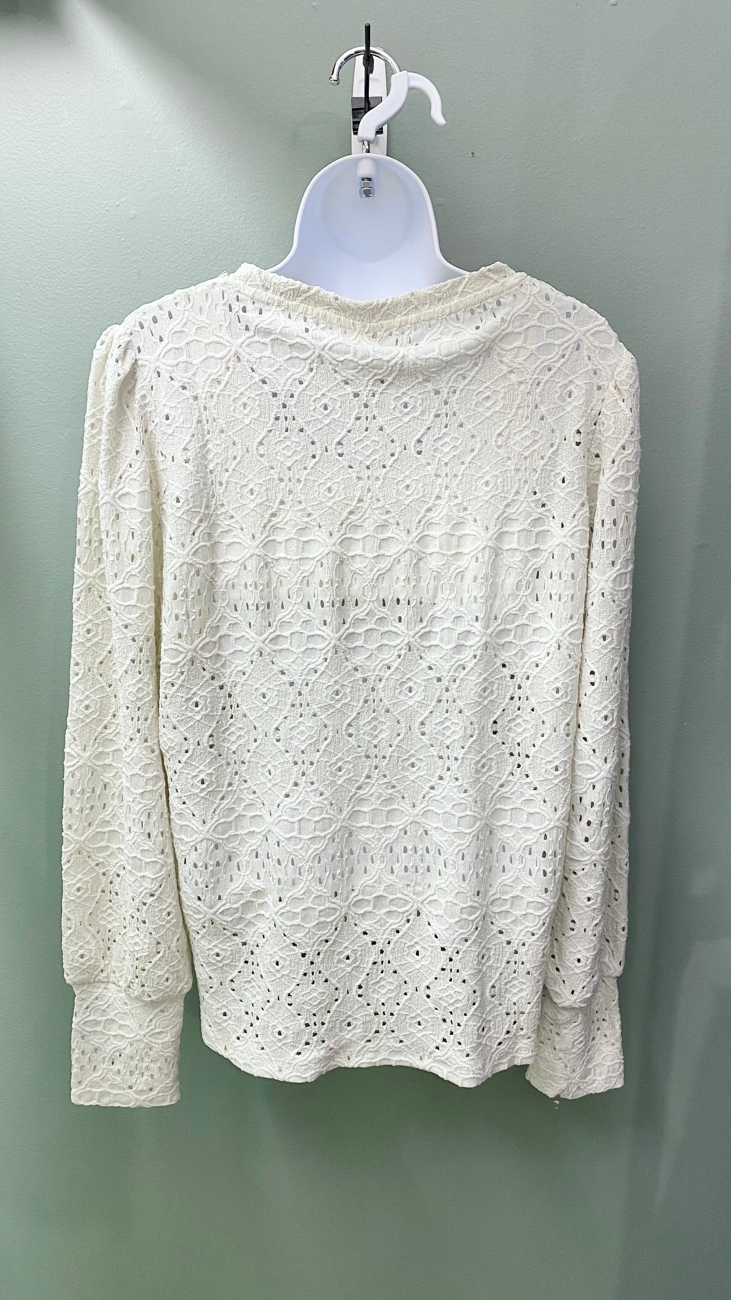 Soya Concept Cream Lacy Top