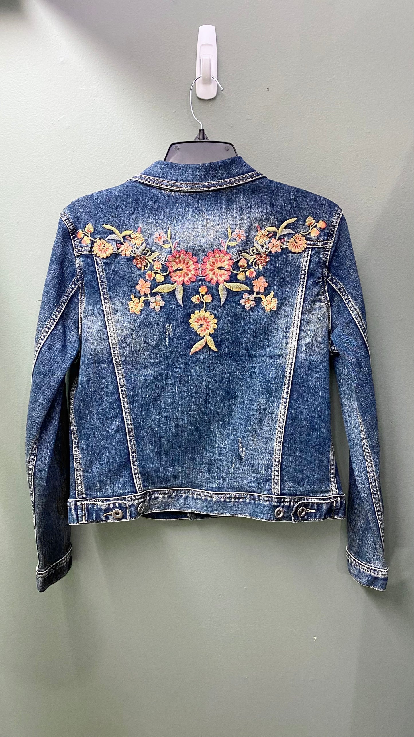 Grace Embroidered Jean Jacket