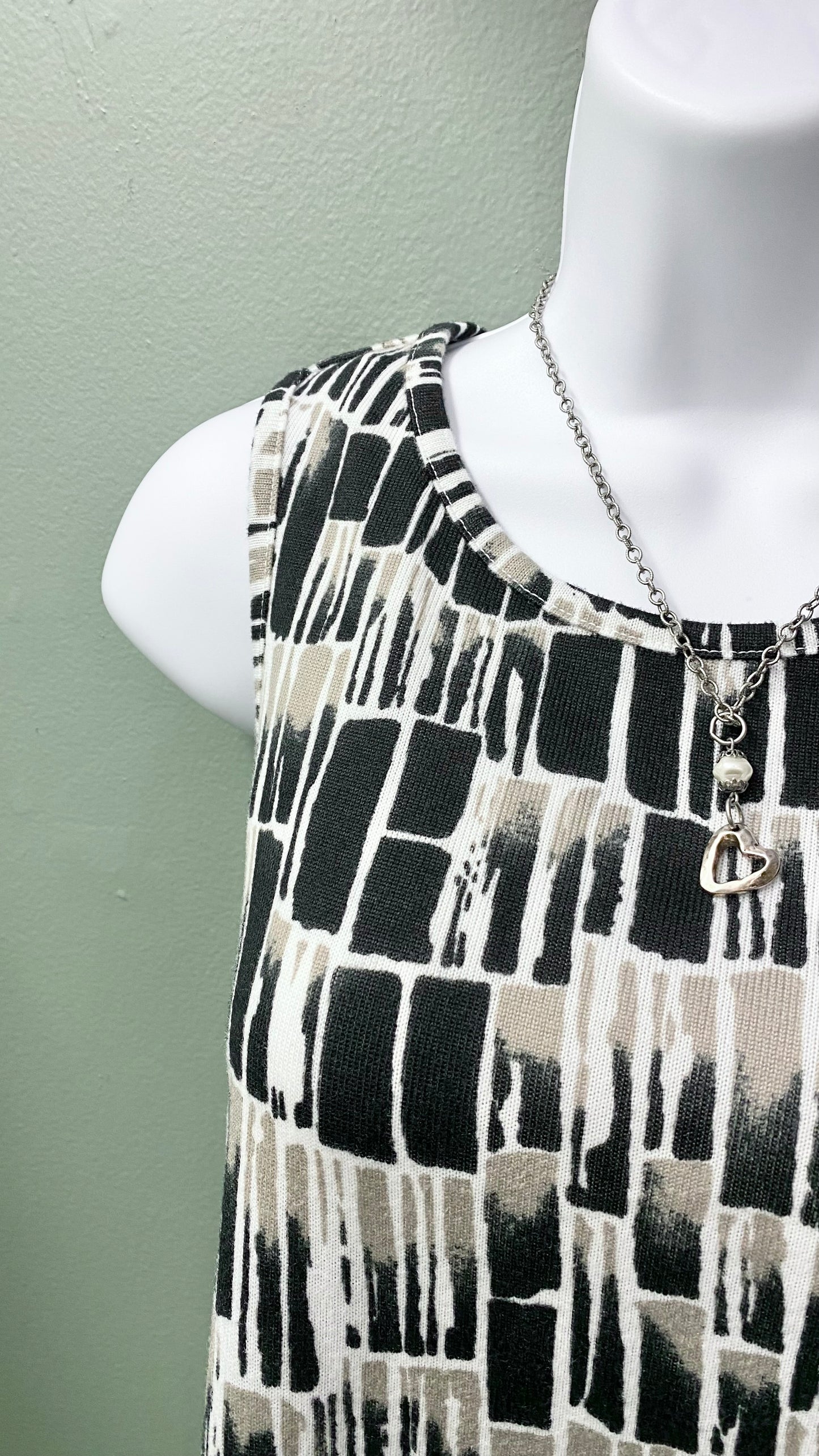 Multiples Patterned Tank Top