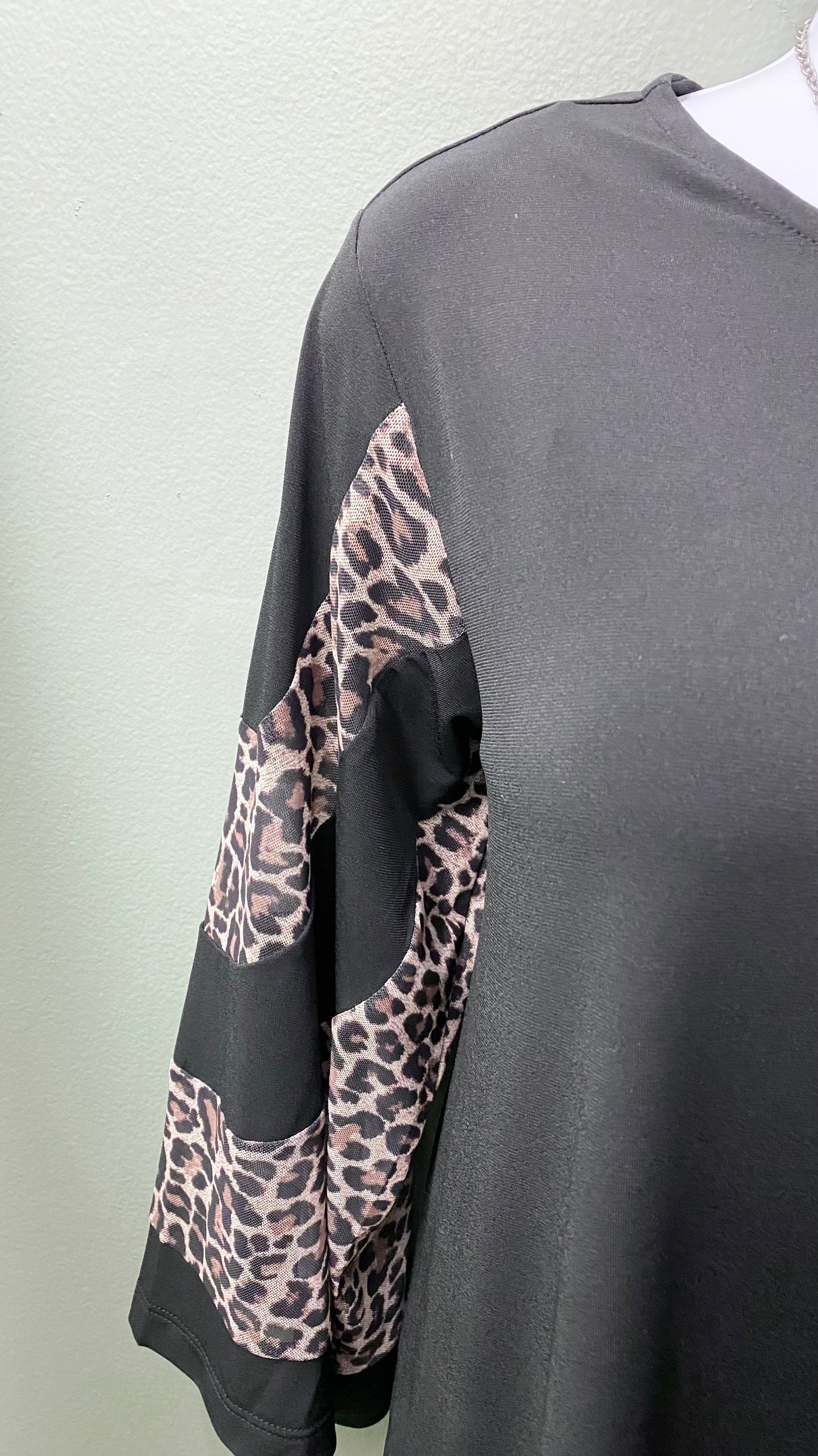 Multiples Leopard Detail Top