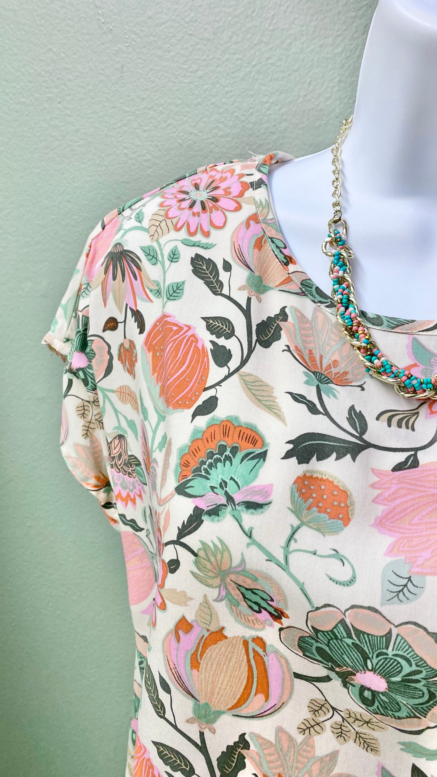 Soya Floral Top (Pinks)