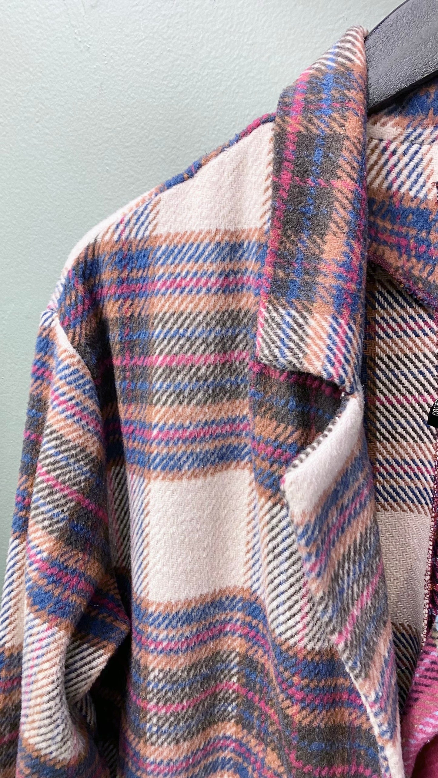 Clearance - Coco + Carmen Plaid Long
