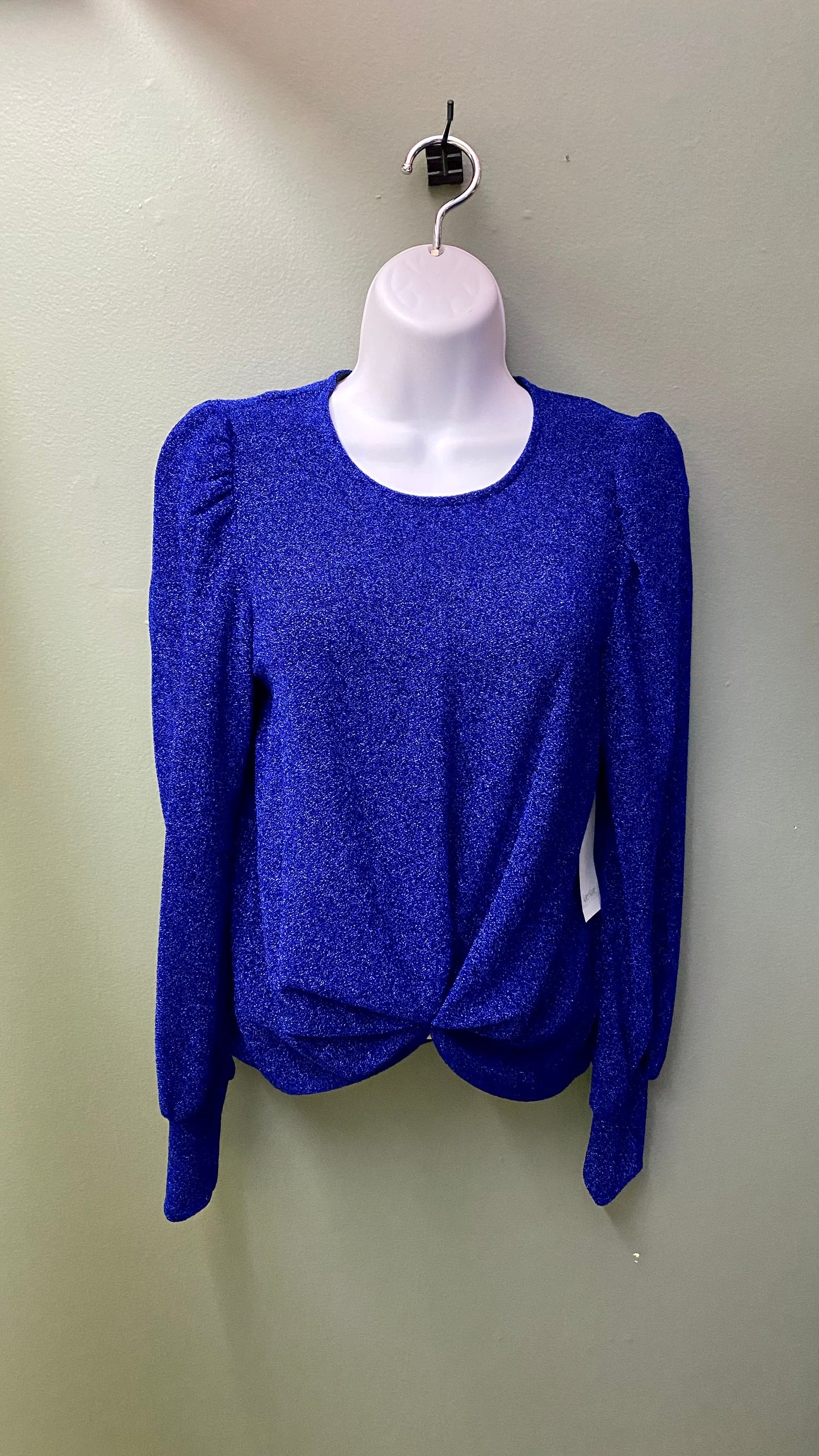 Karen Kane Puff Sleeve Sparkle Top