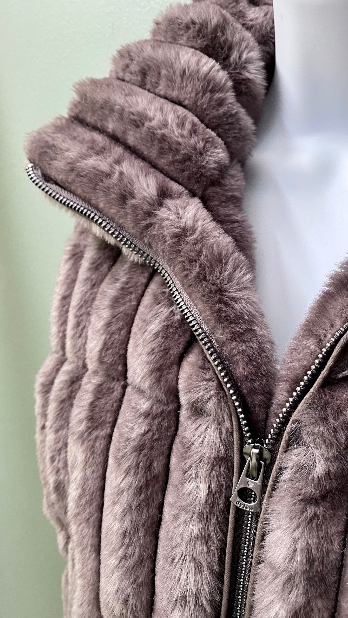 Dylan Fur Puffer Vest