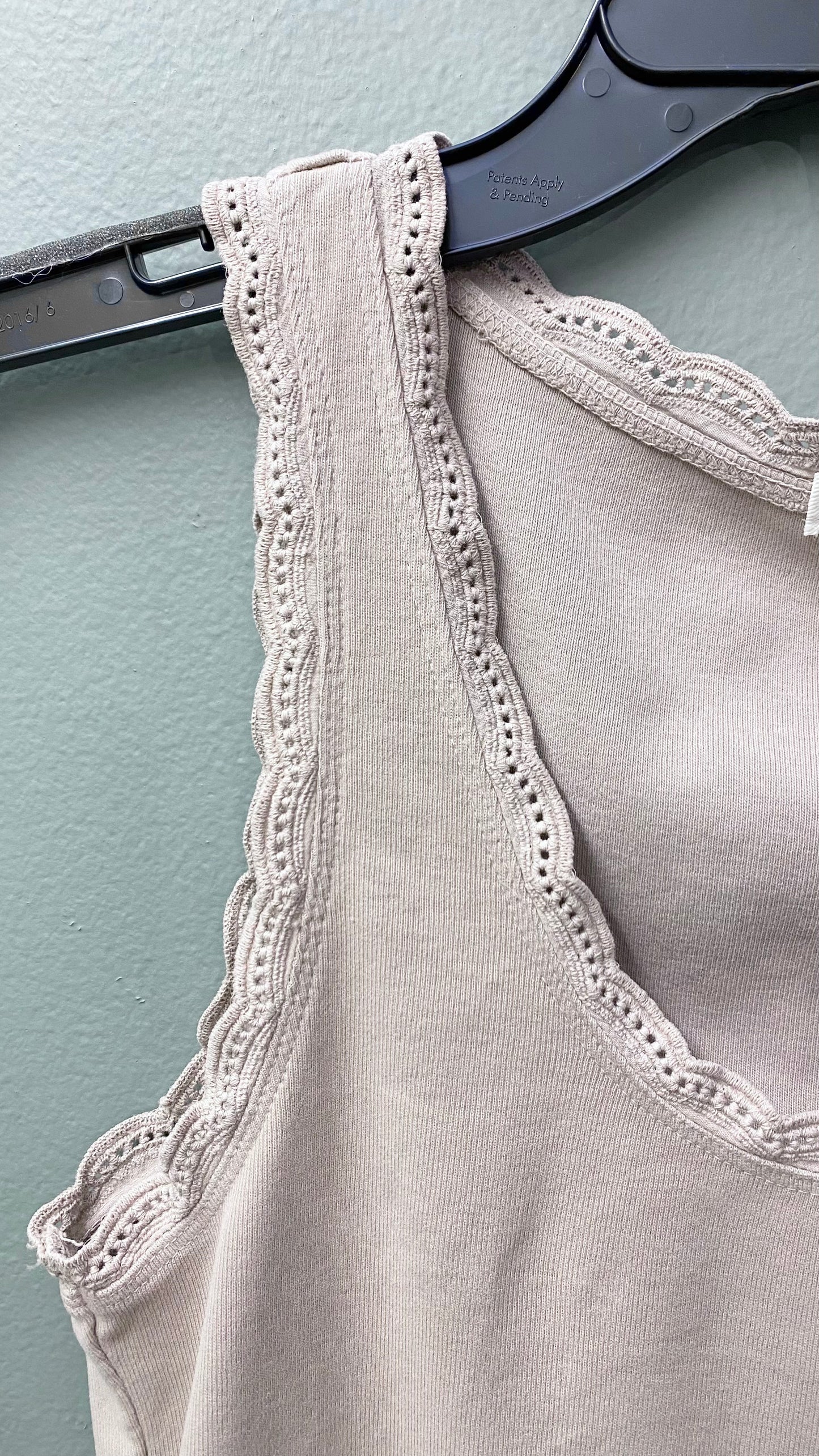 Dylan Buttery Soft Khaki Scoop Neck Tank