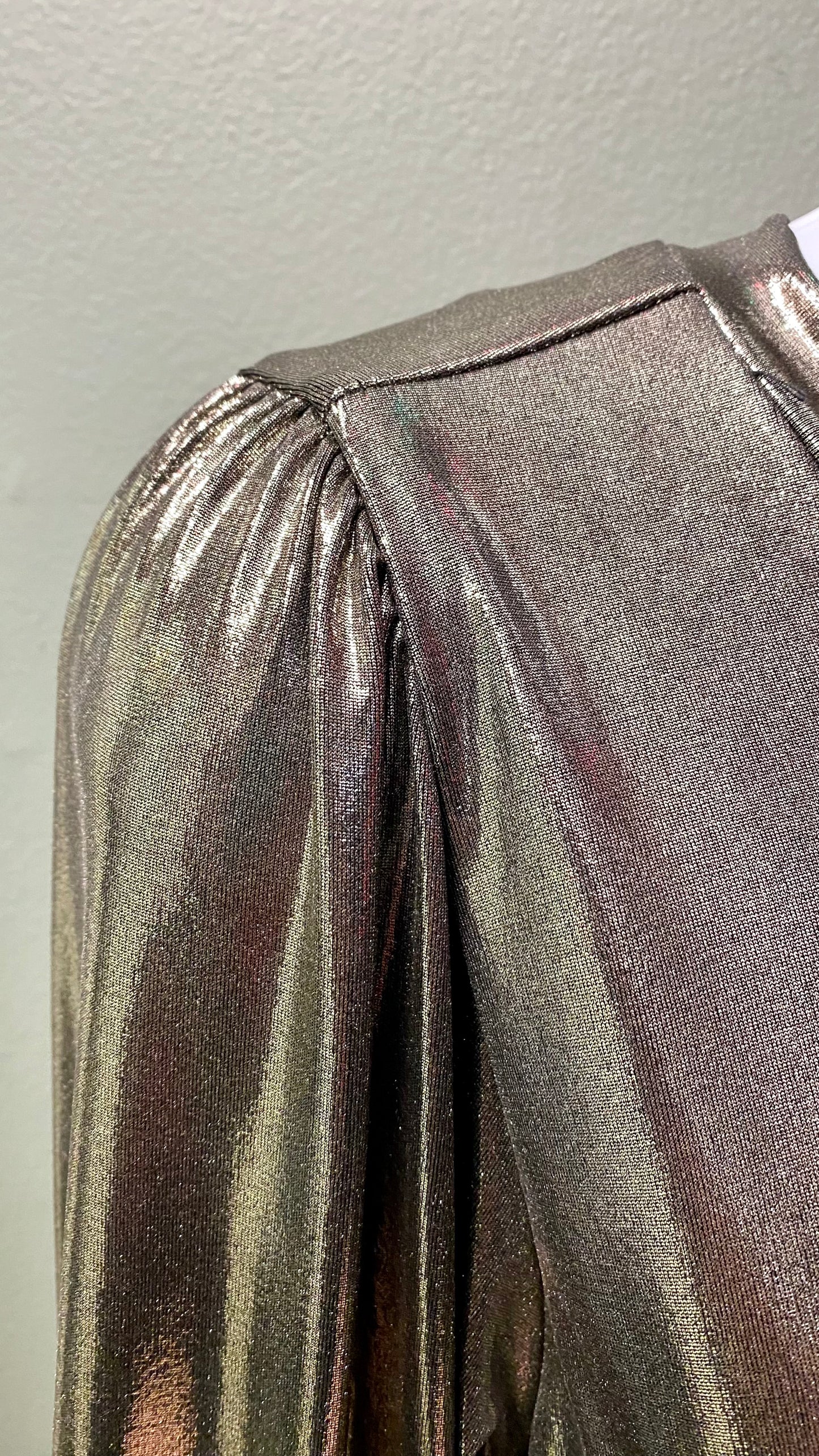 Clearance - Karen Kane Gold Metallic