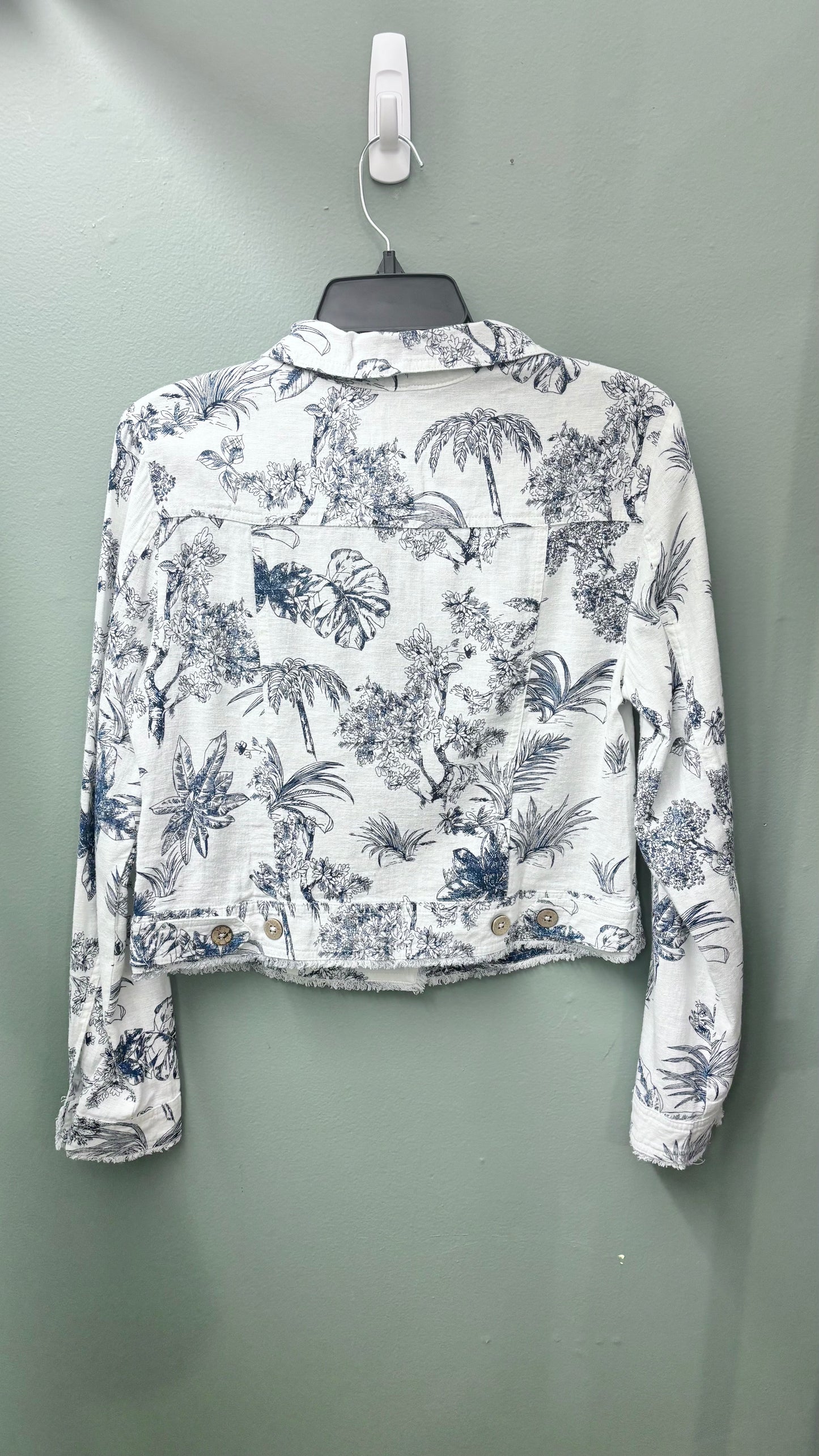 * Charlie B Printed Linen Jacket