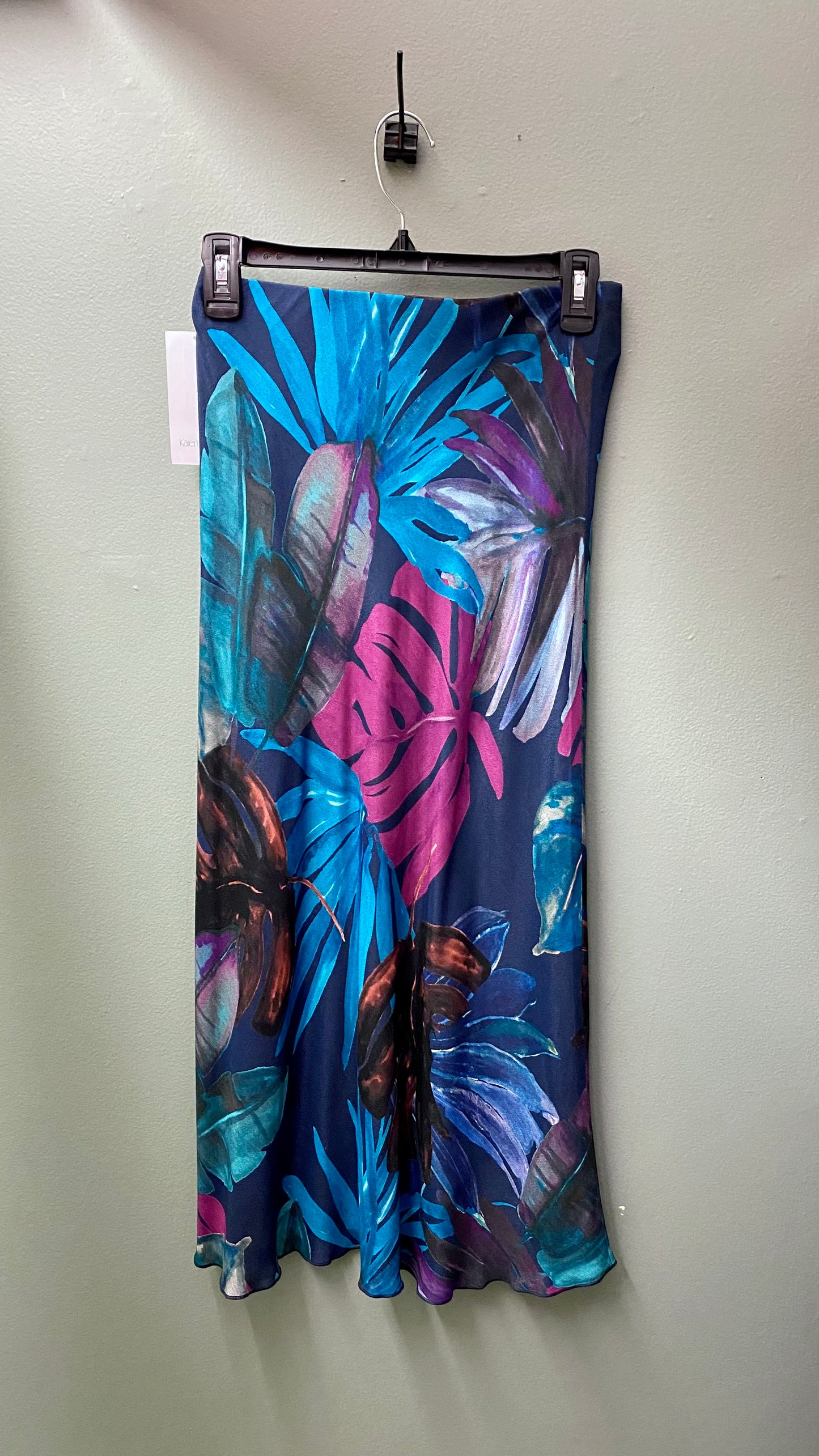 Karen Kane Bias Cut Midi Skirt - Tropical