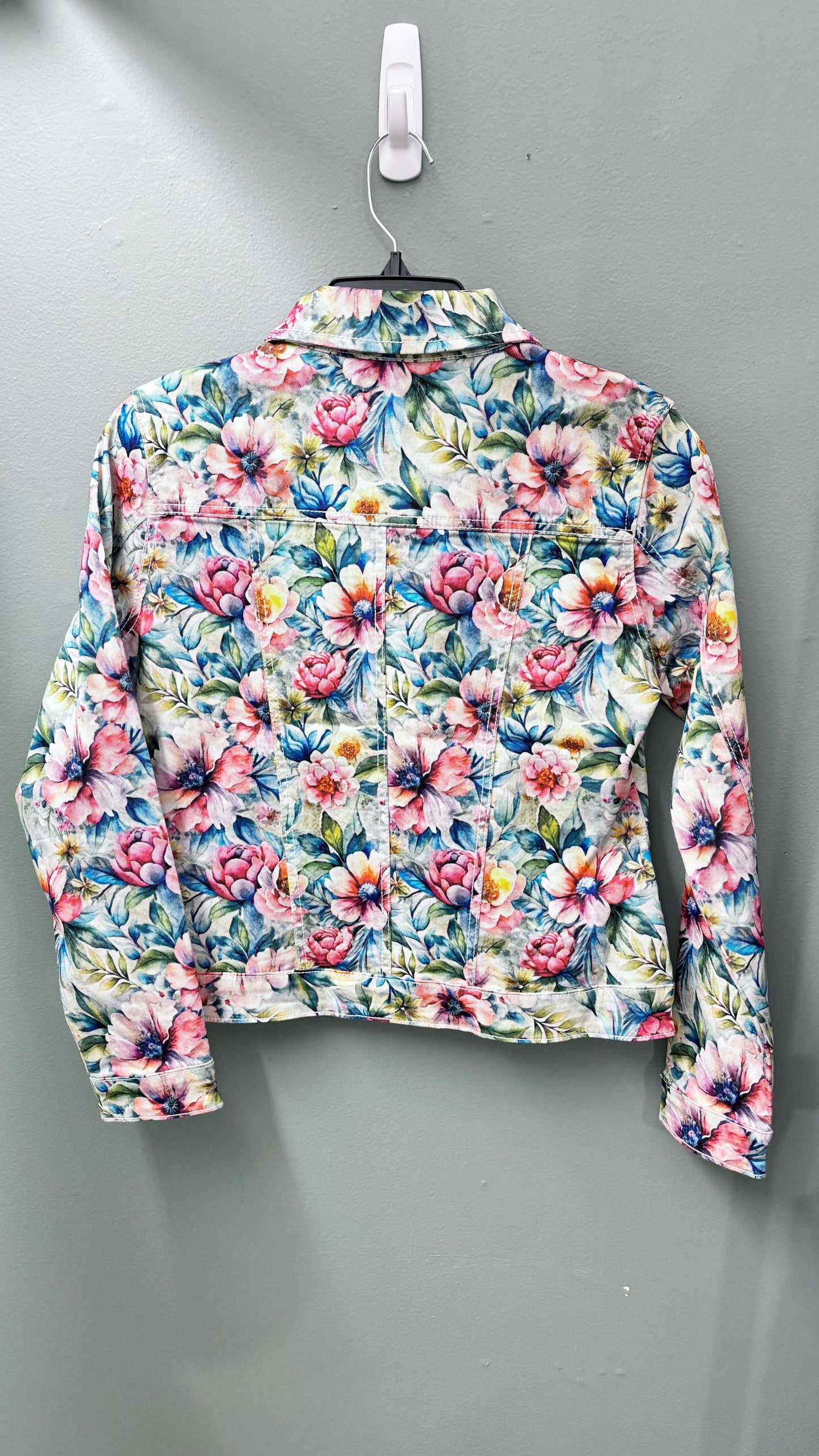* APNY Floral Jean Jacket