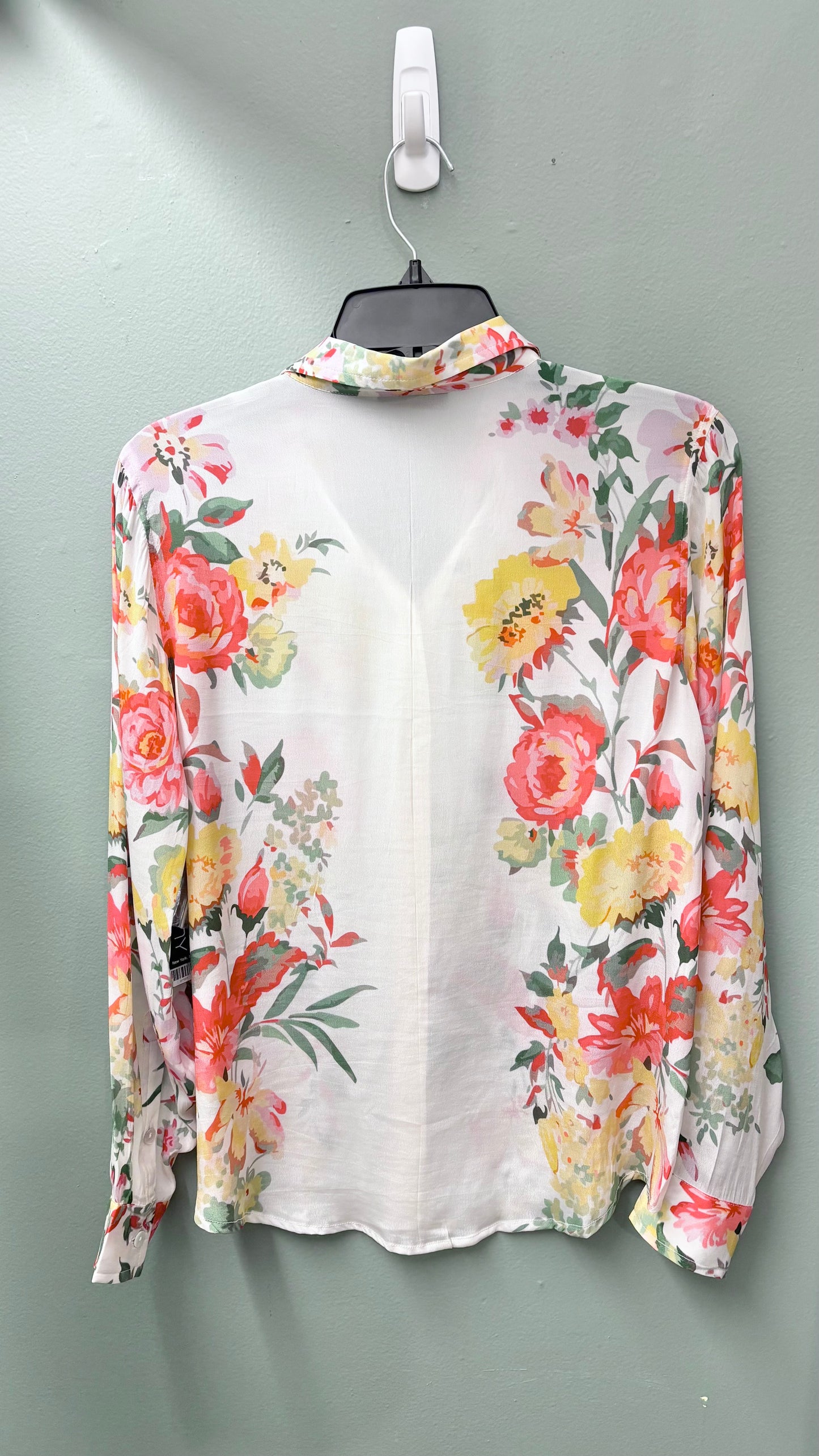 * APNY White Floral Blouse