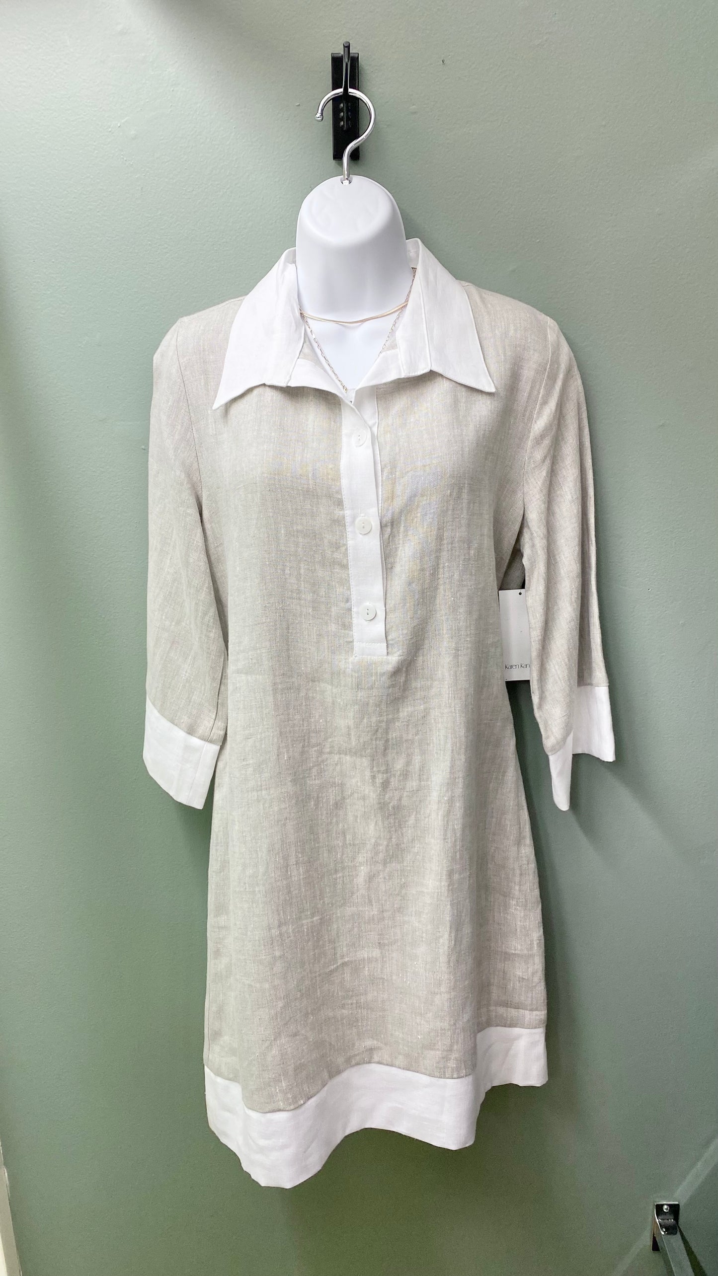 Clearance - Karen Kane Linen with Collar
