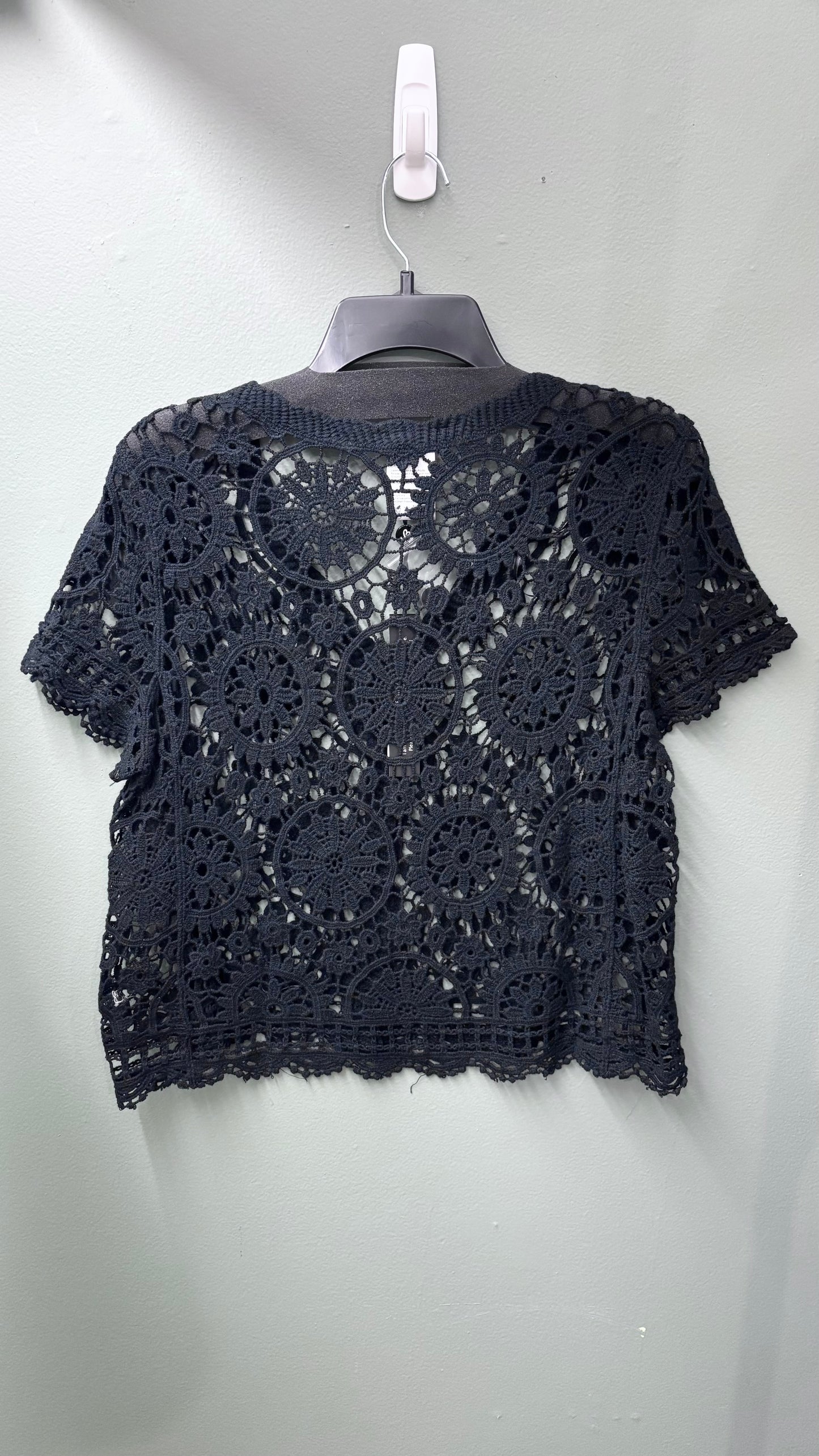 Charlie B Crochet Bolero Top