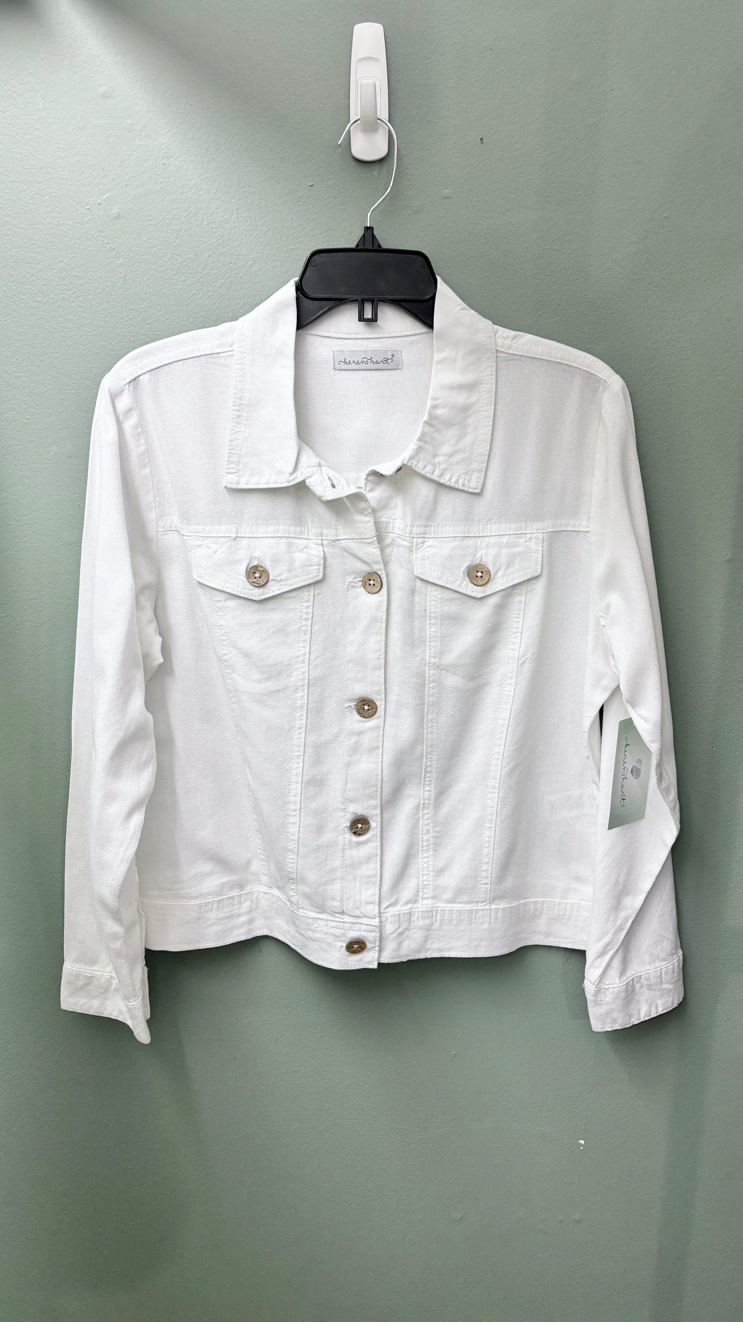 Karen Hart White Lightweight Jacket